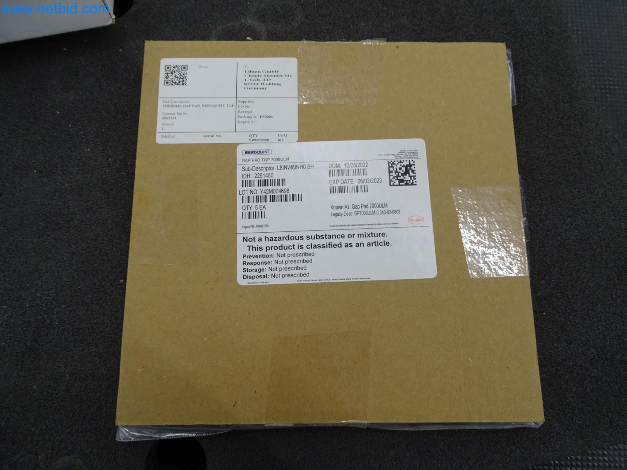 LILIUM eAircraft GmbH / LILIUM GmbH; Maschinen, Testanlagen und Betriebsausstattungen zur Herstellung von eVTOL -3