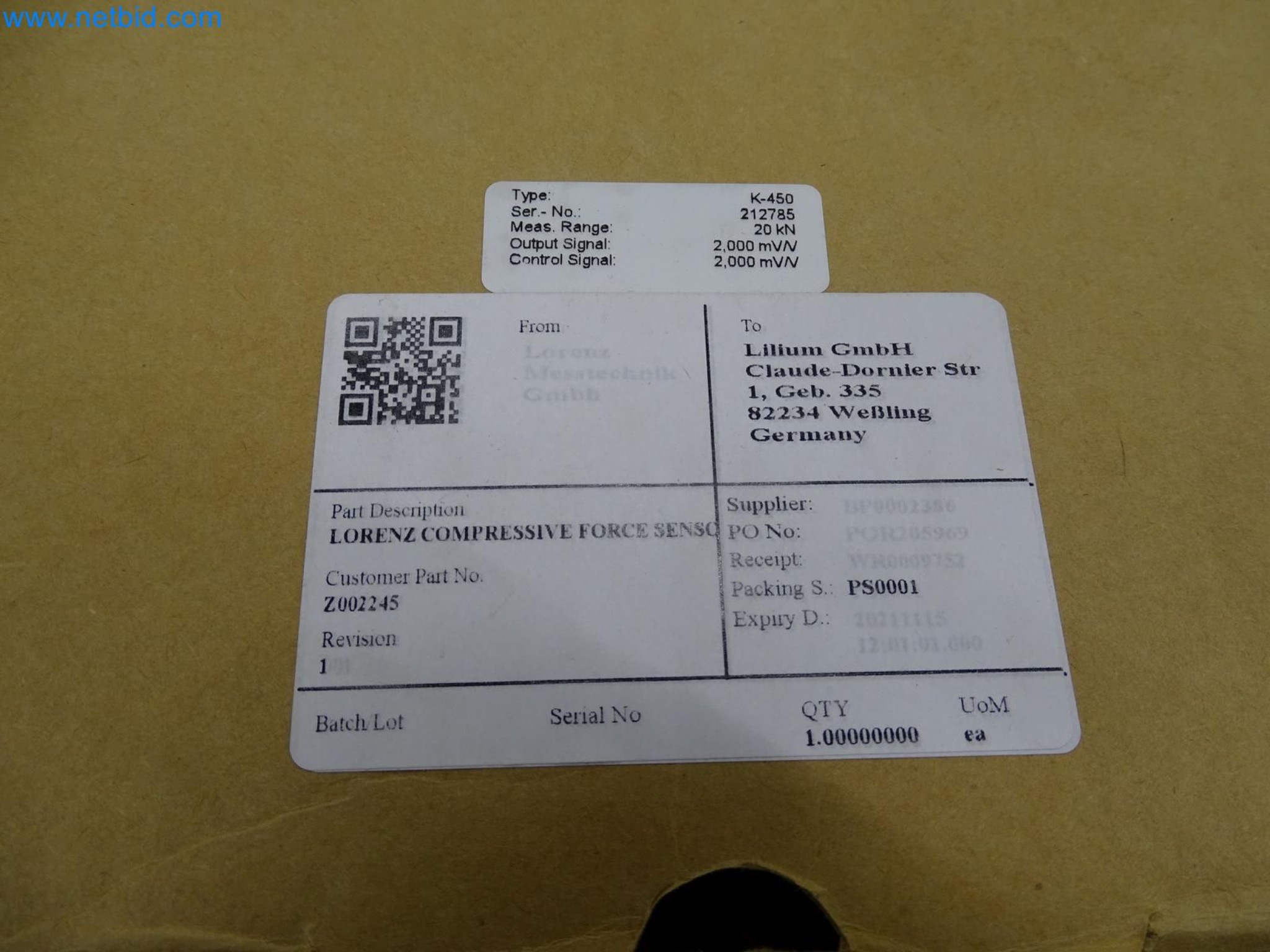 LILIUM eAircraft GmbH / LILIUM GmbH; Maschinen, Testanlagen und Betriebsausstattungen zur Herstellung von eVTOL -5