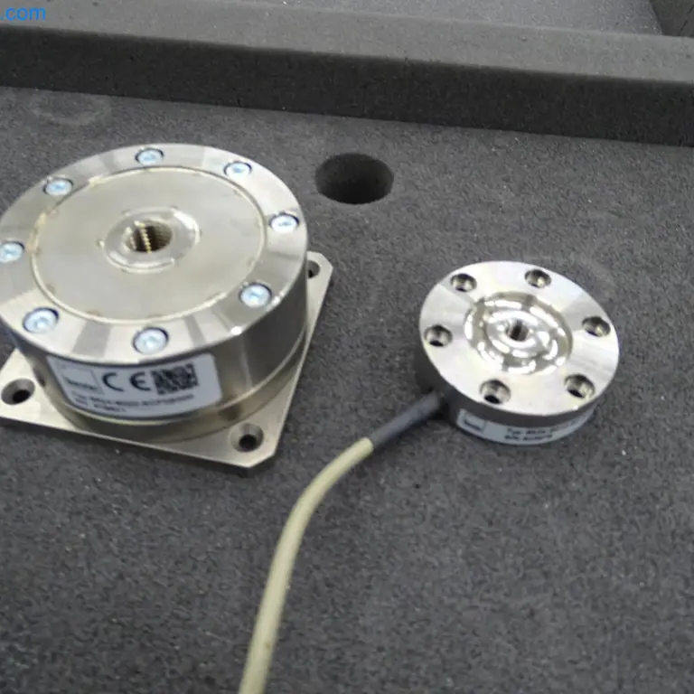 2 Präzisions-Zug-Druck-Kraftsensoren Burster 8524-6020, 8524-6010