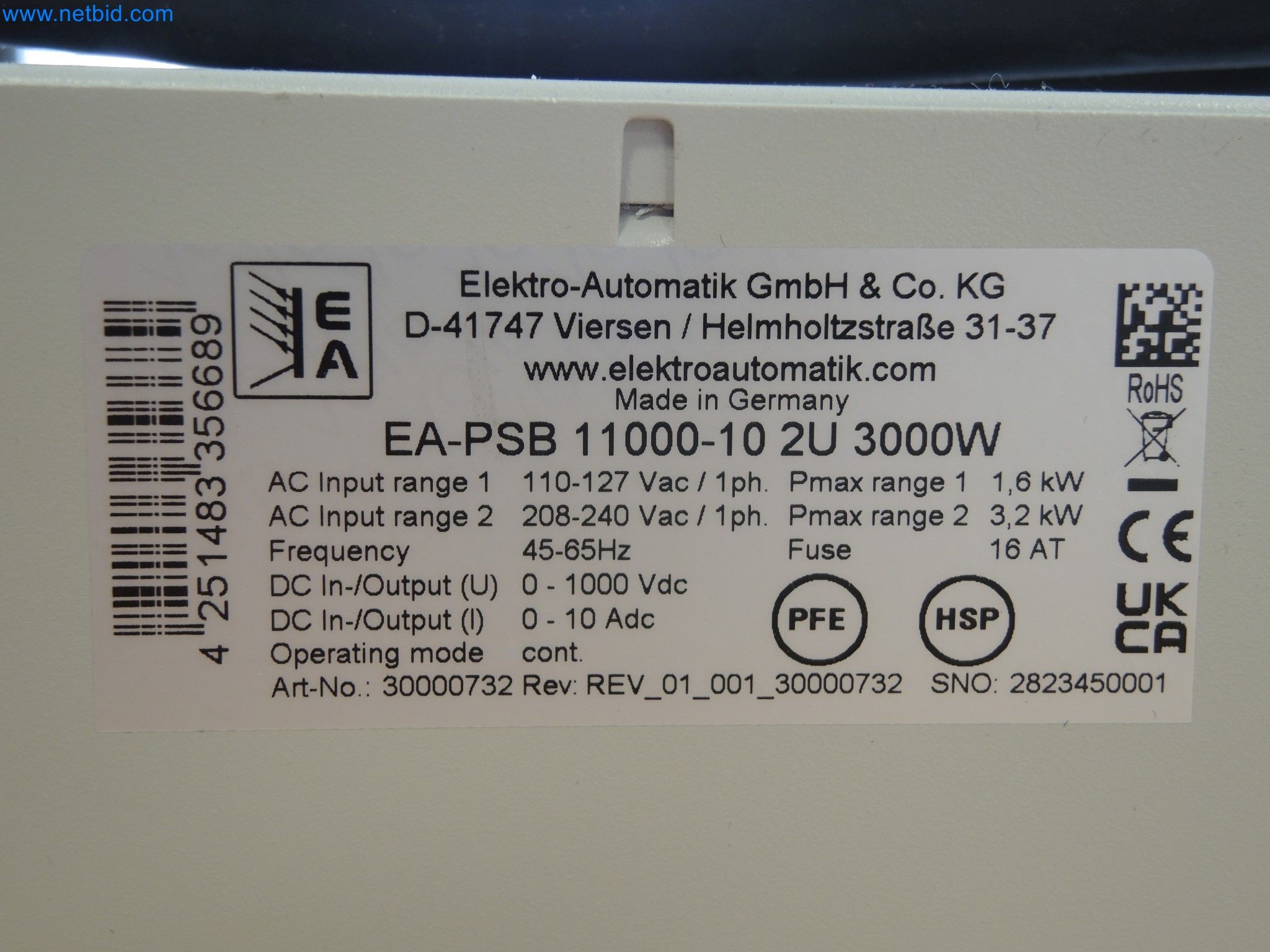LILIUM eAircraft GmbH / LILIUM GmbH; technical equipment, avionics inventory, spare parts, and operating supplies for the manufacture of eVTOLs-6