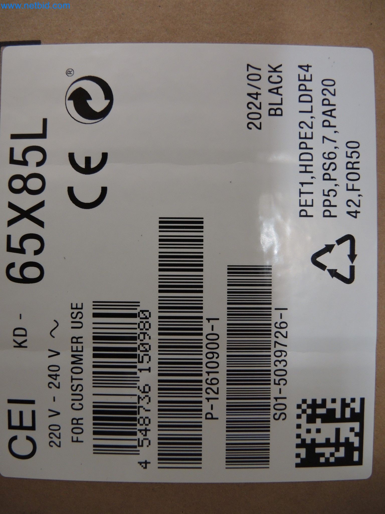 LILIUM eAircraft GmbH / LILIUM GmbH; technical equipment, avionics inventory, spare parts, and operating supplies for the manufacture of eVTOLs-2