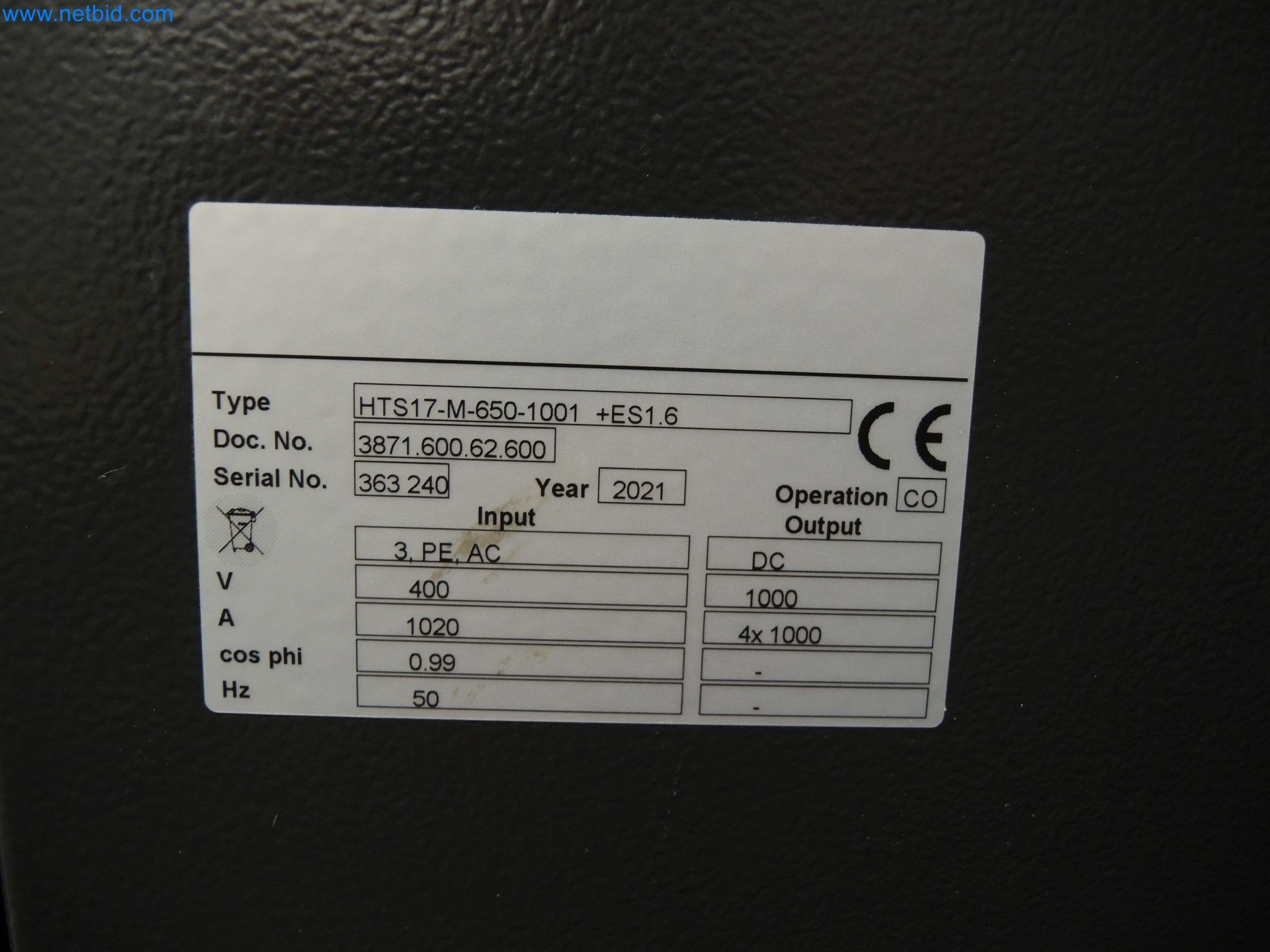 LILIUM eAircraft GmbH / LILIUM GmbH; technical equipment, avionics inventory, spare parts, and operating supplies for the manufacture of eVTOLs-12