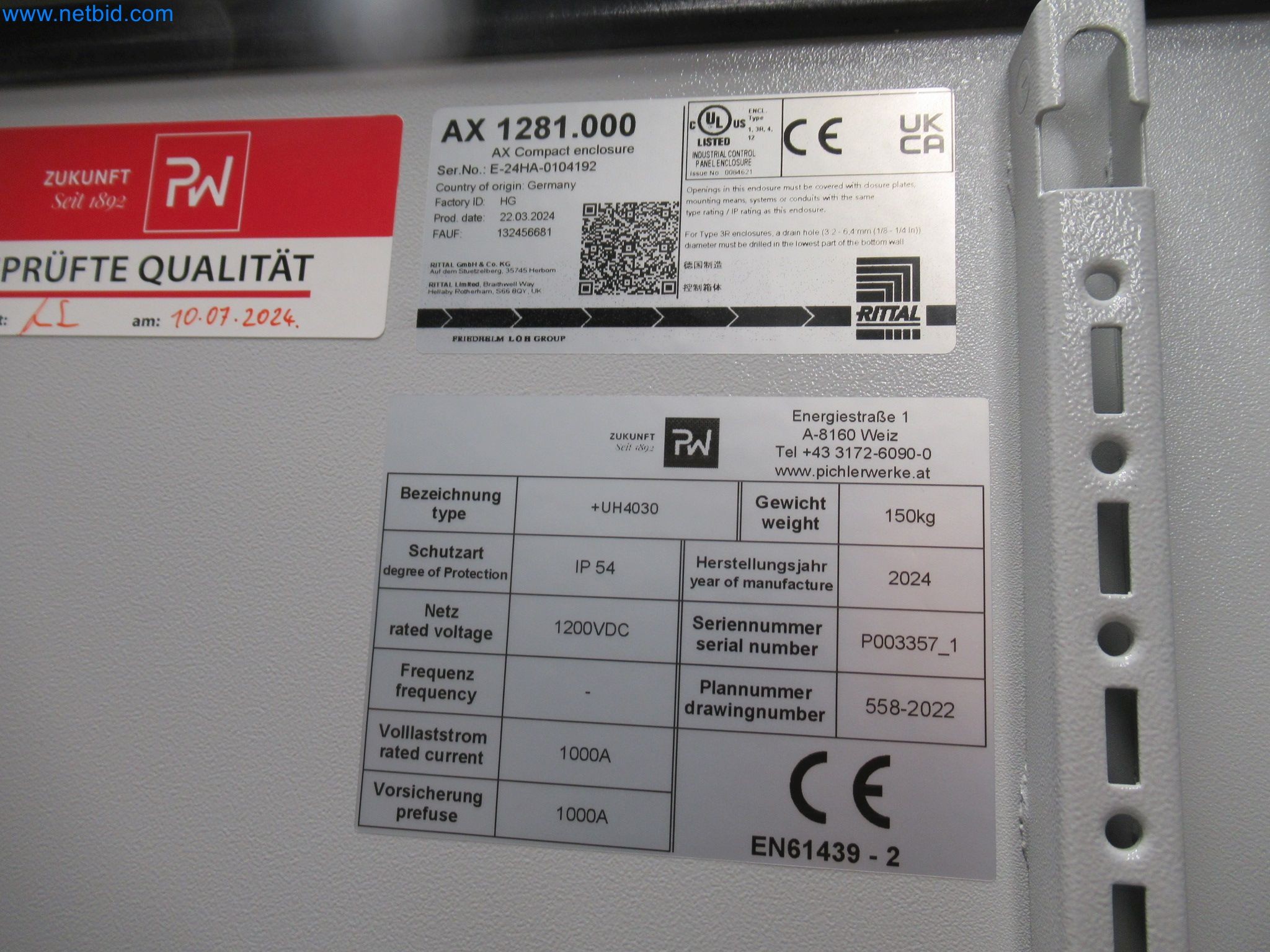 LILIUM eAircraft GmbH / LILIUM GmbH; Maschinen, Testanlagen und Betriebsausstattungen zur Herstellung von eVTOL -12