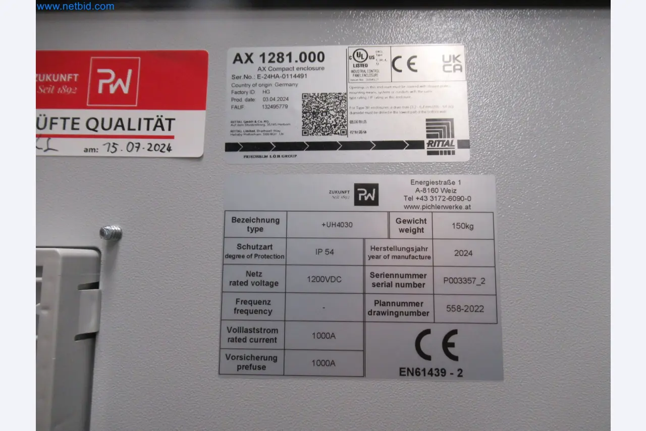 LILIUM eAircraft GmbH / LILIUM GmbH; Maschinen, Testanlagen und Betriebsausstattungen zur Herstellung von eVTOL -40