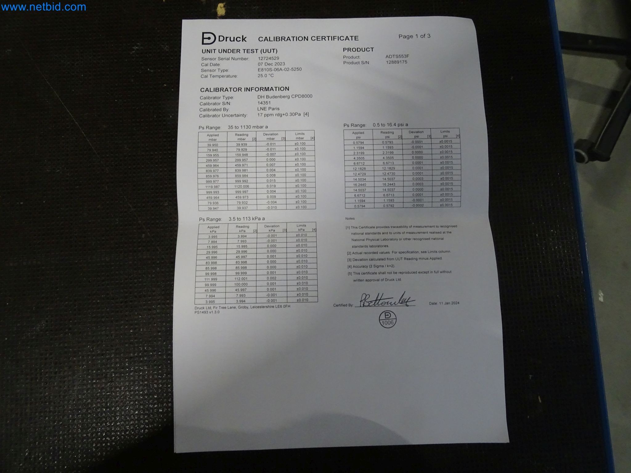 LILIUM eAircraft GmbH / LILIUM GmbH; technical equipment, avionics inventory, spare parts, and operating supplies for the manufacture of eVTOLs-5
