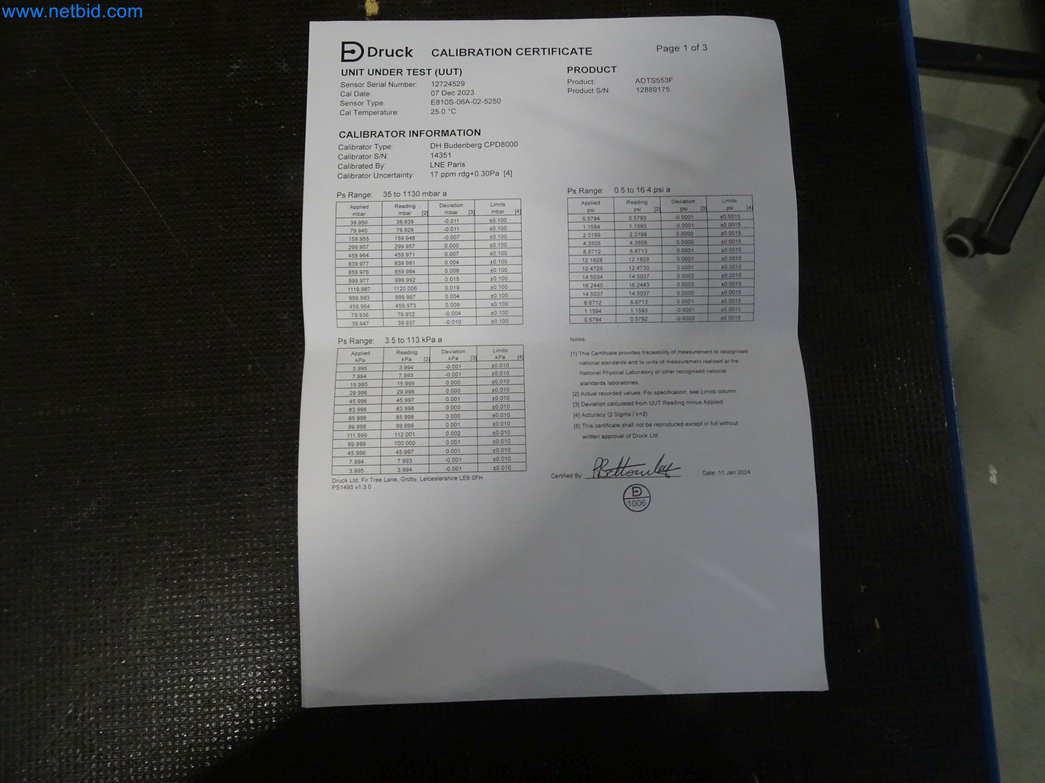 LILIUM eAircraft GmbH / LILIUM GmbH; technical equipment, avionics inventory, spare parts, and operating supplies for the manufacture of eVTOLs-6