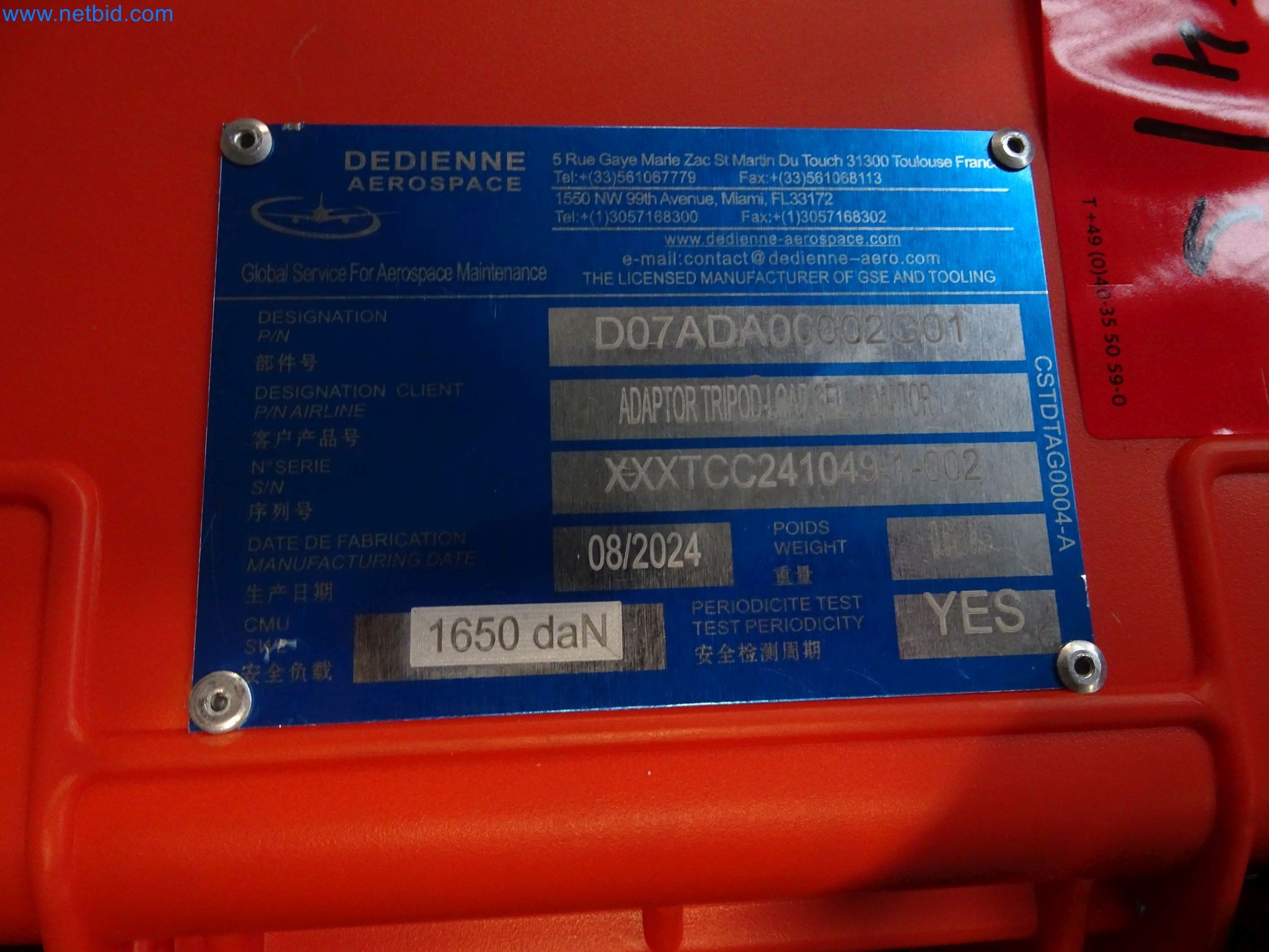 LILIUM eAircraft GmbH / LILIUM GmbH; Maschinen, Testanlagen und Betriebsausstattungen zur Herstellung von eVTOL -3