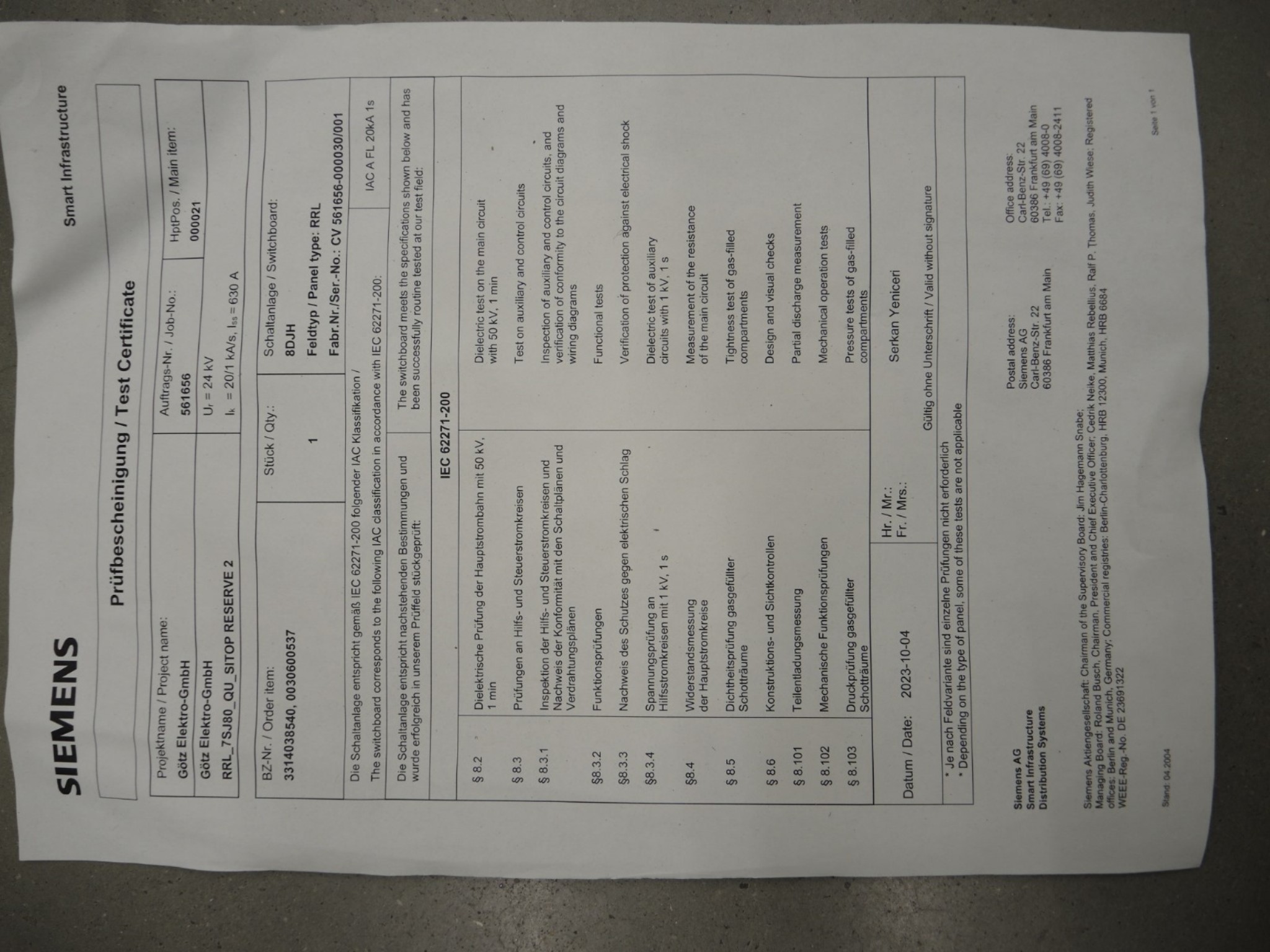 LILIUM eAircraft GmbH / LILIUM GmbH; machines, test systems and operating equipment for the production of eVTOLs-16