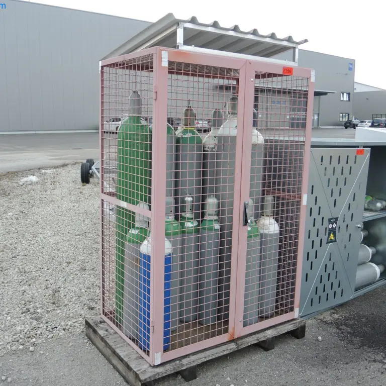 Posten Sauerstoff / Argon Gasflaschen Widmann