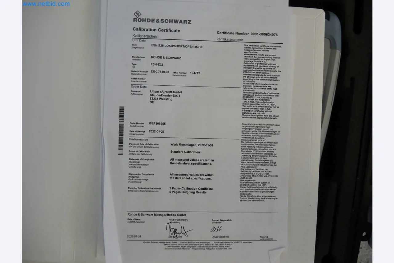 LILIUM eAircraft GmbH / LILIUM GmbH; machines, test systems and operating equipment for the production of eVTOLs-8