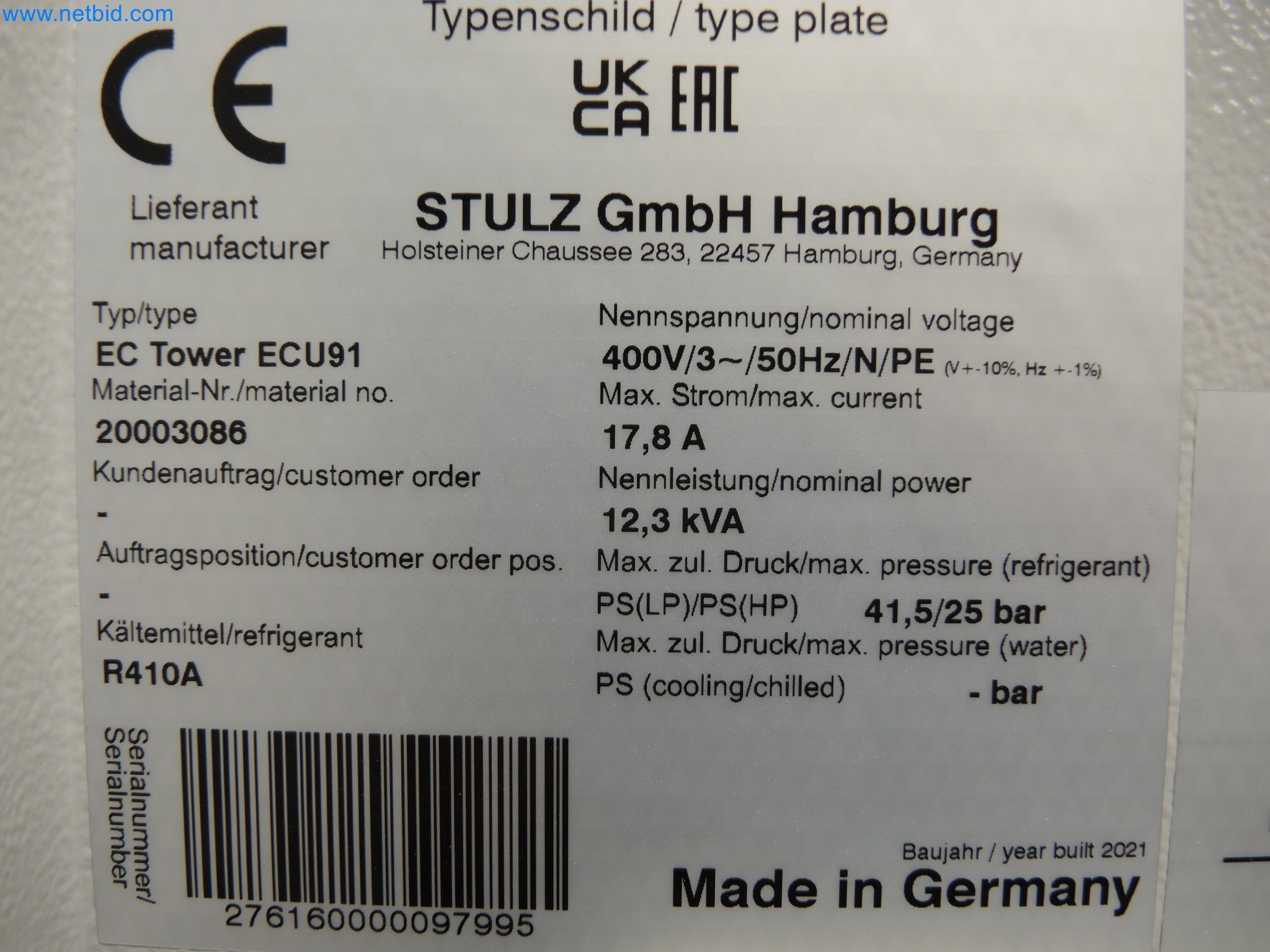 LILIUM eAircraft GmbH / LILIUM GmbH; technical equipment, avionics inventory, spare parts, and operating supplies for the manufacture of eVTOLs-7