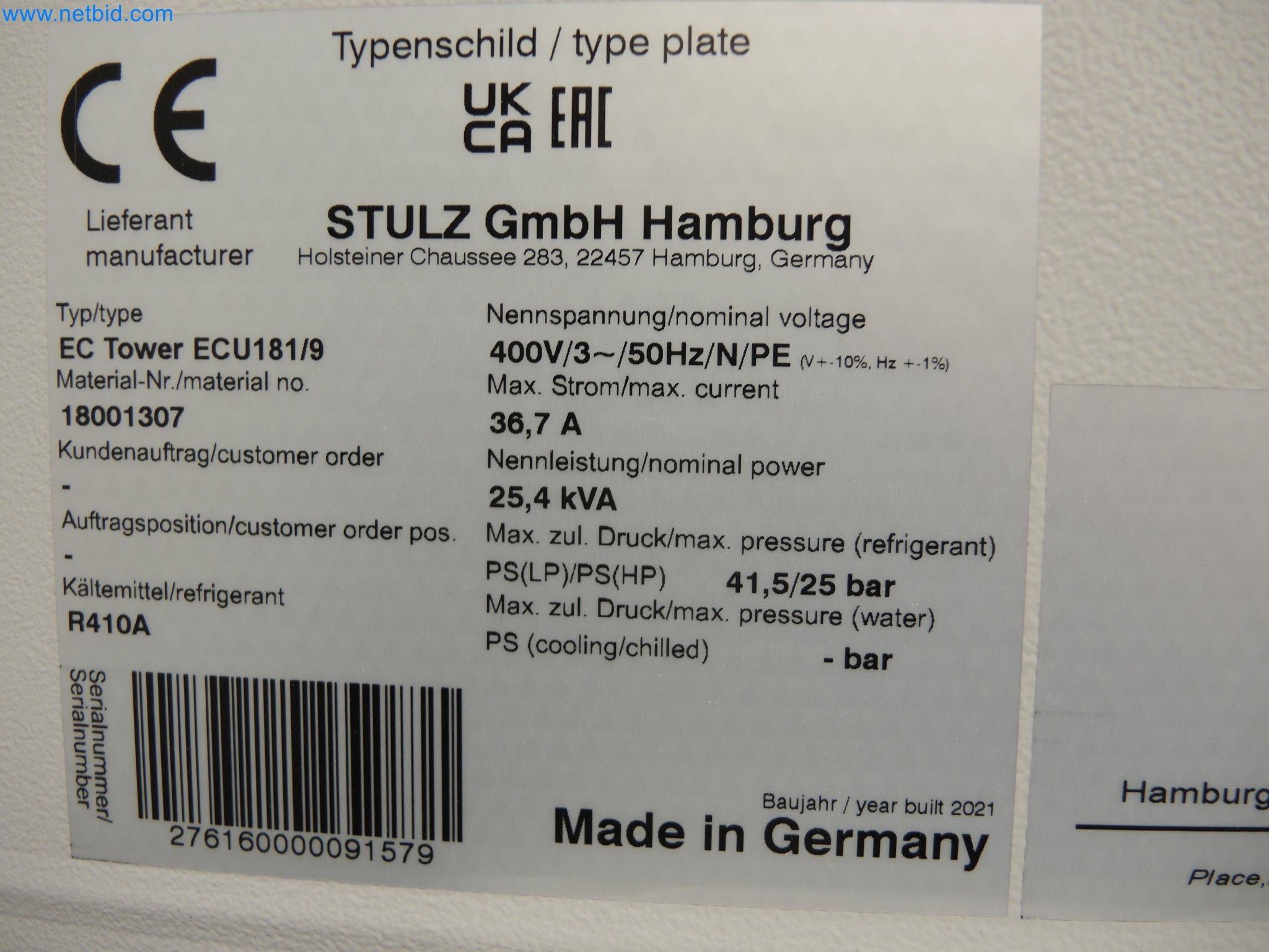 LILIUM eAircraft GmbH / LILIUM GmbH; technical equipment, avionics inventory, spare parts, and operating supplies for the manufacture of eVTOLs-5