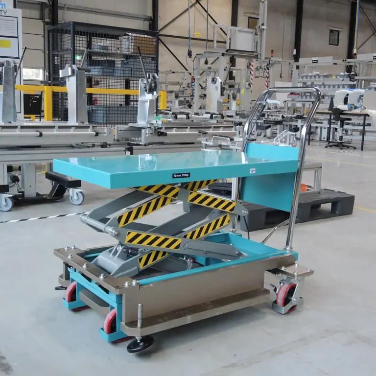 2 Mesas elevadoras de tijera móviles Ameise LTT 0.35 Double Scissor