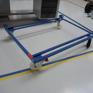 Carro de transporte de plataforma para palés