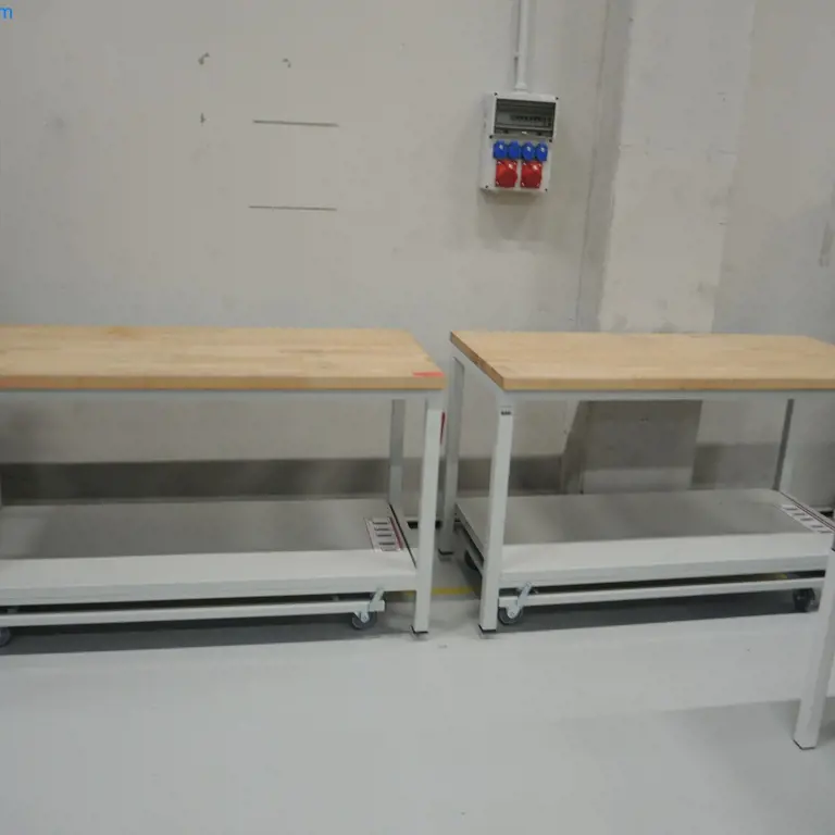 3 Bancos de trabajo móviles Rau