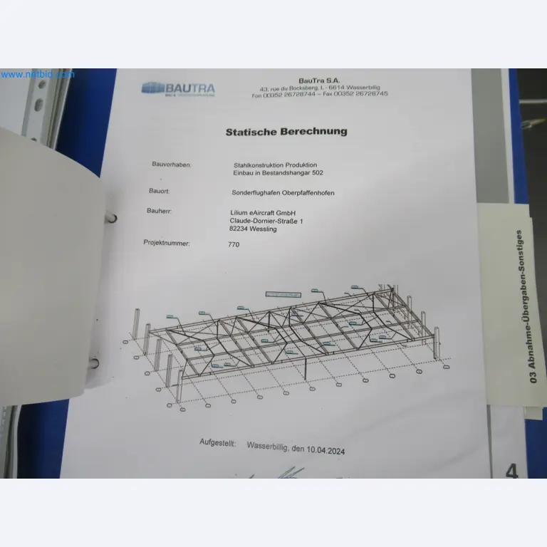 LILIUM eAircraft GmbH / LILIUM GmbH; machines, test systems and operating equipment for the production of eVTOLs-48