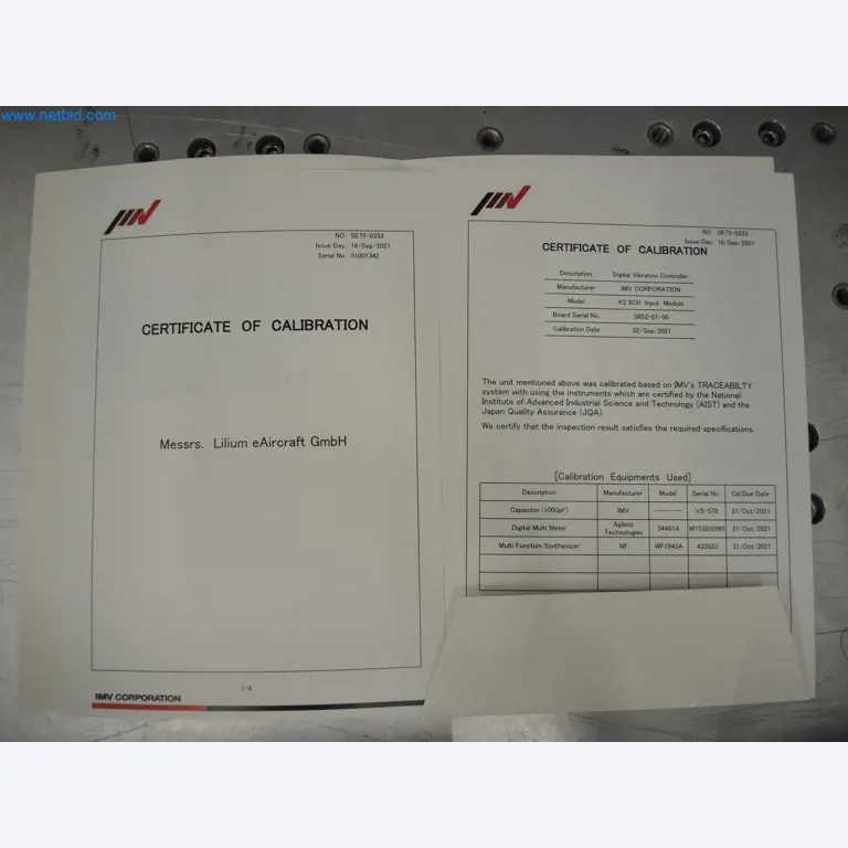 LILIUM eAircraft GmbH / LILIUM GmbH; stroje, zkušební systémy a provozní zařízení pro výrobu eVTOLů-40