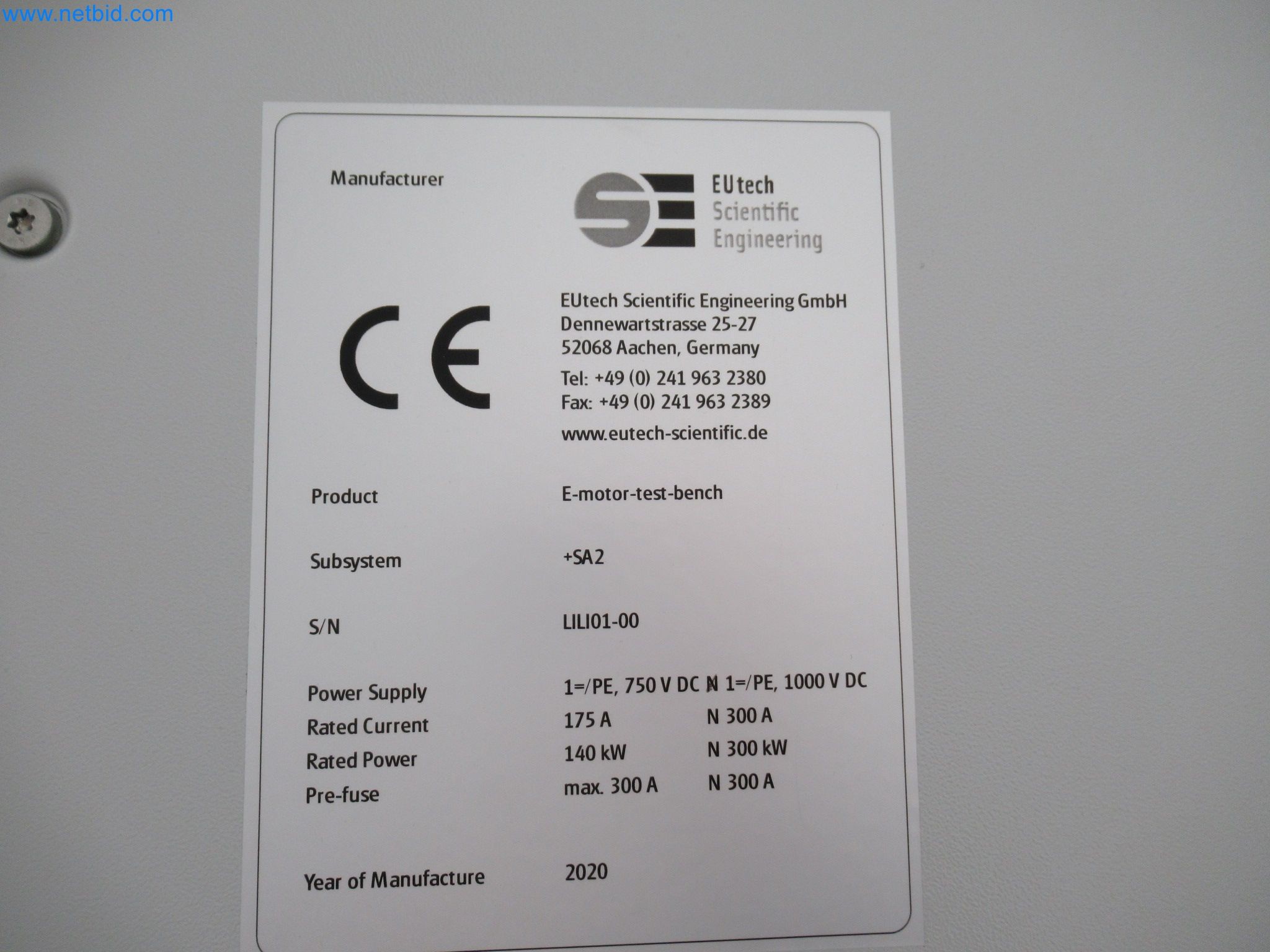 LILIUM eAircraft GmbH / LILIUM GmbH; Maschinen, Testanlagen und Betriebsausstattungen zur Herstellung von eVTOL -17