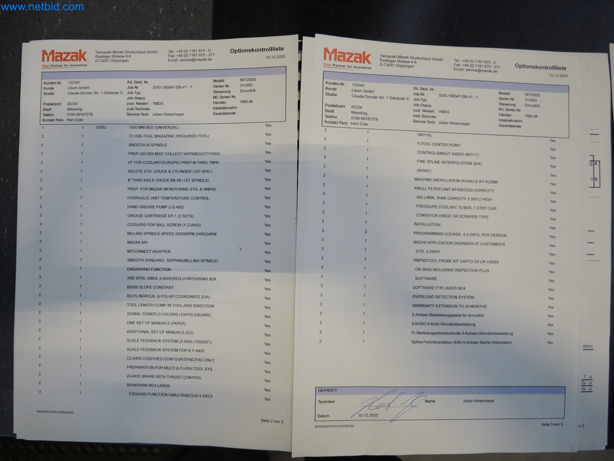 LILIUM eAircraft GmbH / LILIUM GmbH; technical equipment, avionics inventory, spare parts, and operating supplies for the manufacture of eVTOLs-34