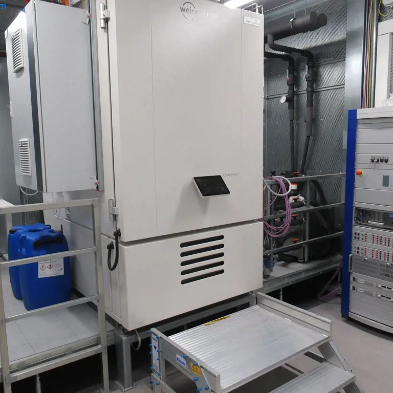 Block; 2-fach Batterie-Packtester-Anlage