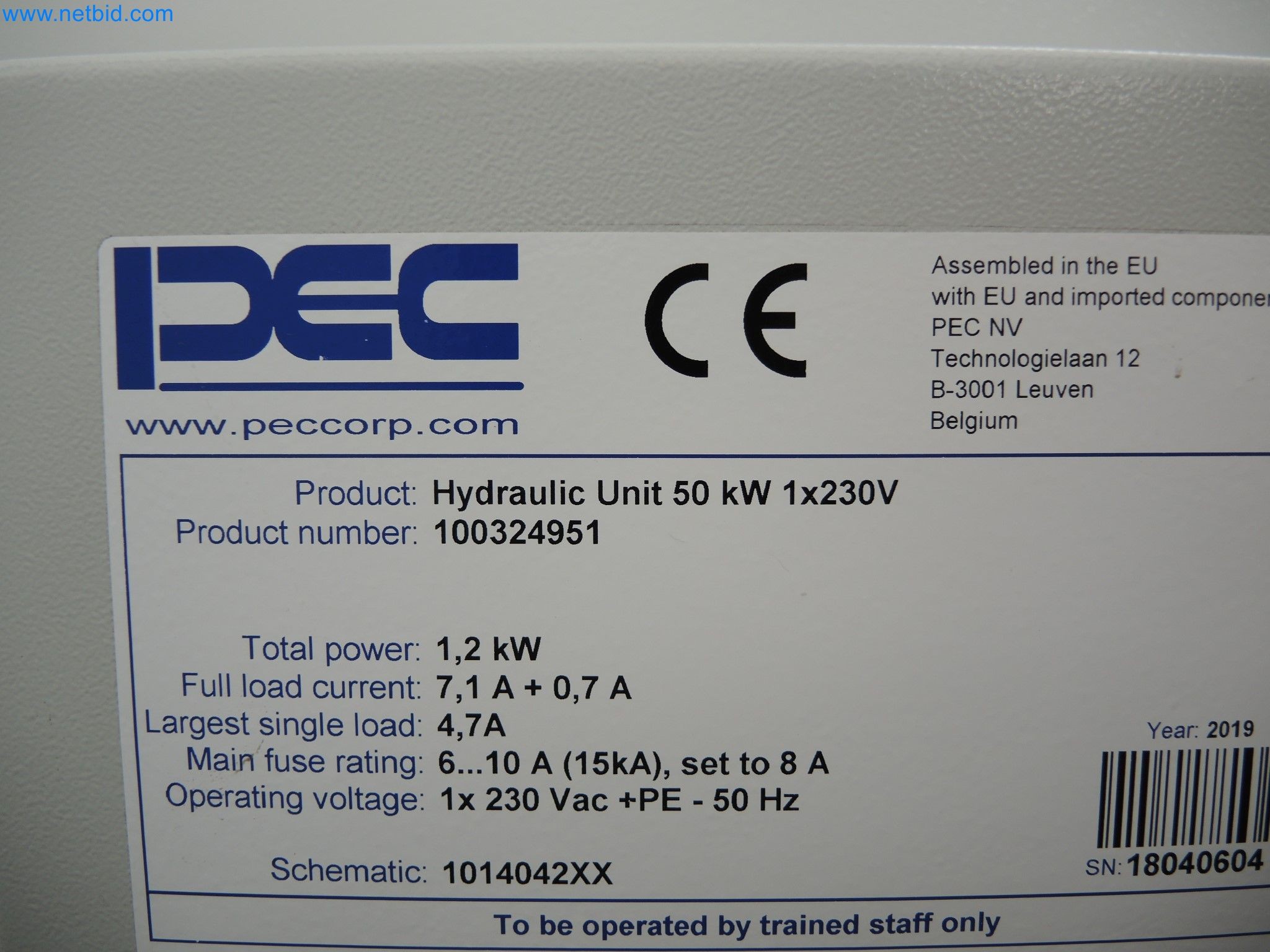 LILIUM eAircraft GmbH / LILIUM GmbH; Maschinen, Testanlagen und Betriebsausstattungen zur Herstellung von eVTOL -3