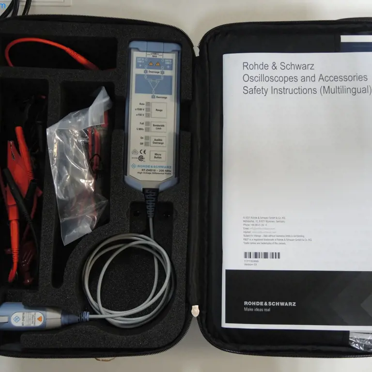 Diferenciální vysokonapěťová sonda Rohde & Schwarz RT-ZHD 16