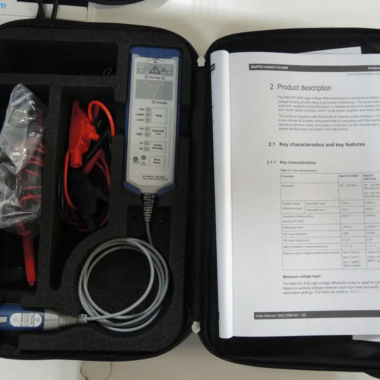 Diferenciální vysokonapěťová sonda Rohde & Schwarz RT-ZHD 16