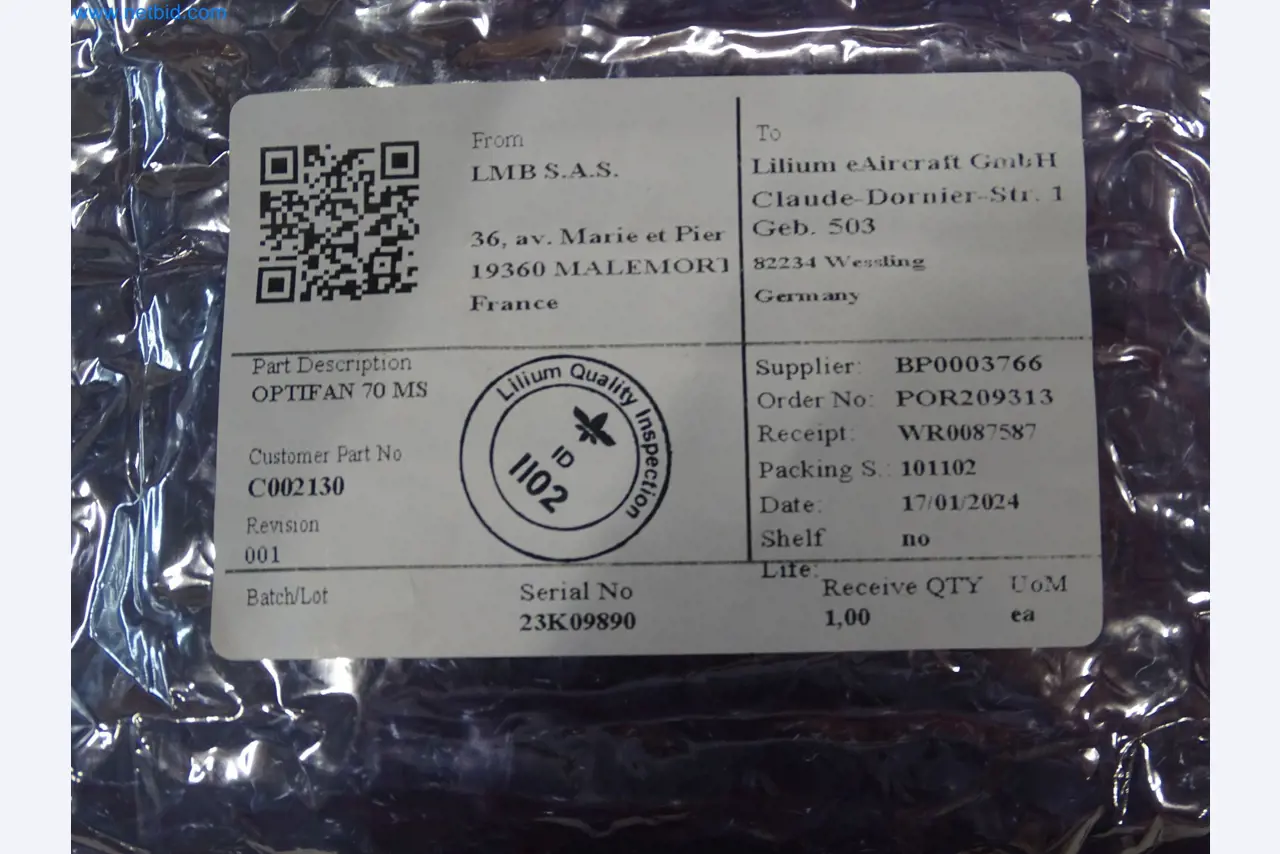 LILIUM eAircraft GmbH / LILIUM GmbH; machines, test systems and operating equipment for the production of eVTOLs-8