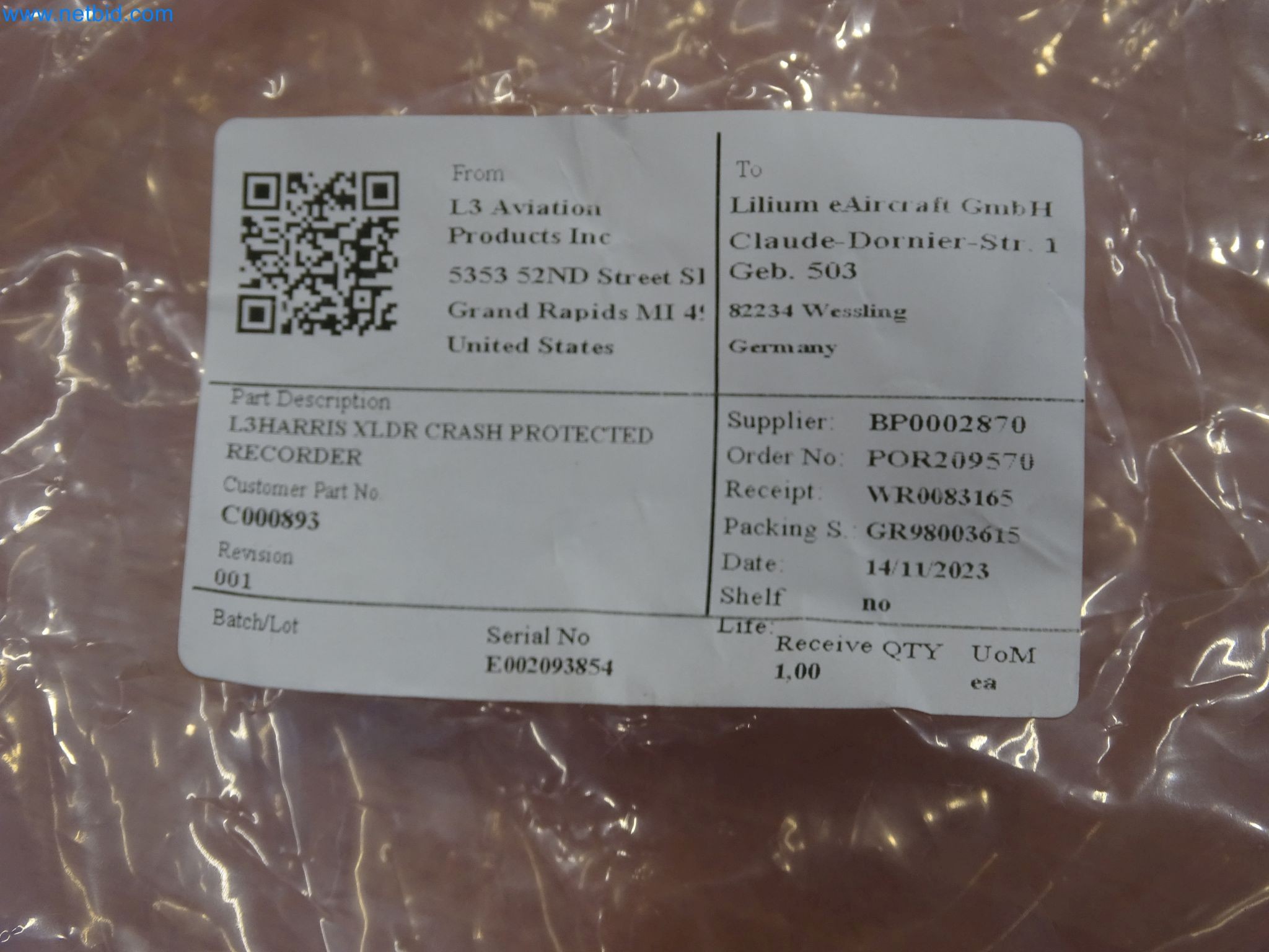 LILIUM eAircraft GmbH / LILIUM GmbH; machines, test systems and operating equipment for the production of eVTOLs-6