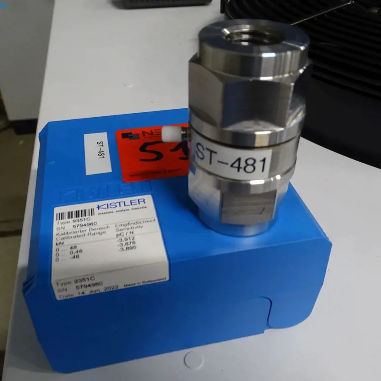 piëzo-elektrische 1-assige krachtopnemer Kistler 9351C