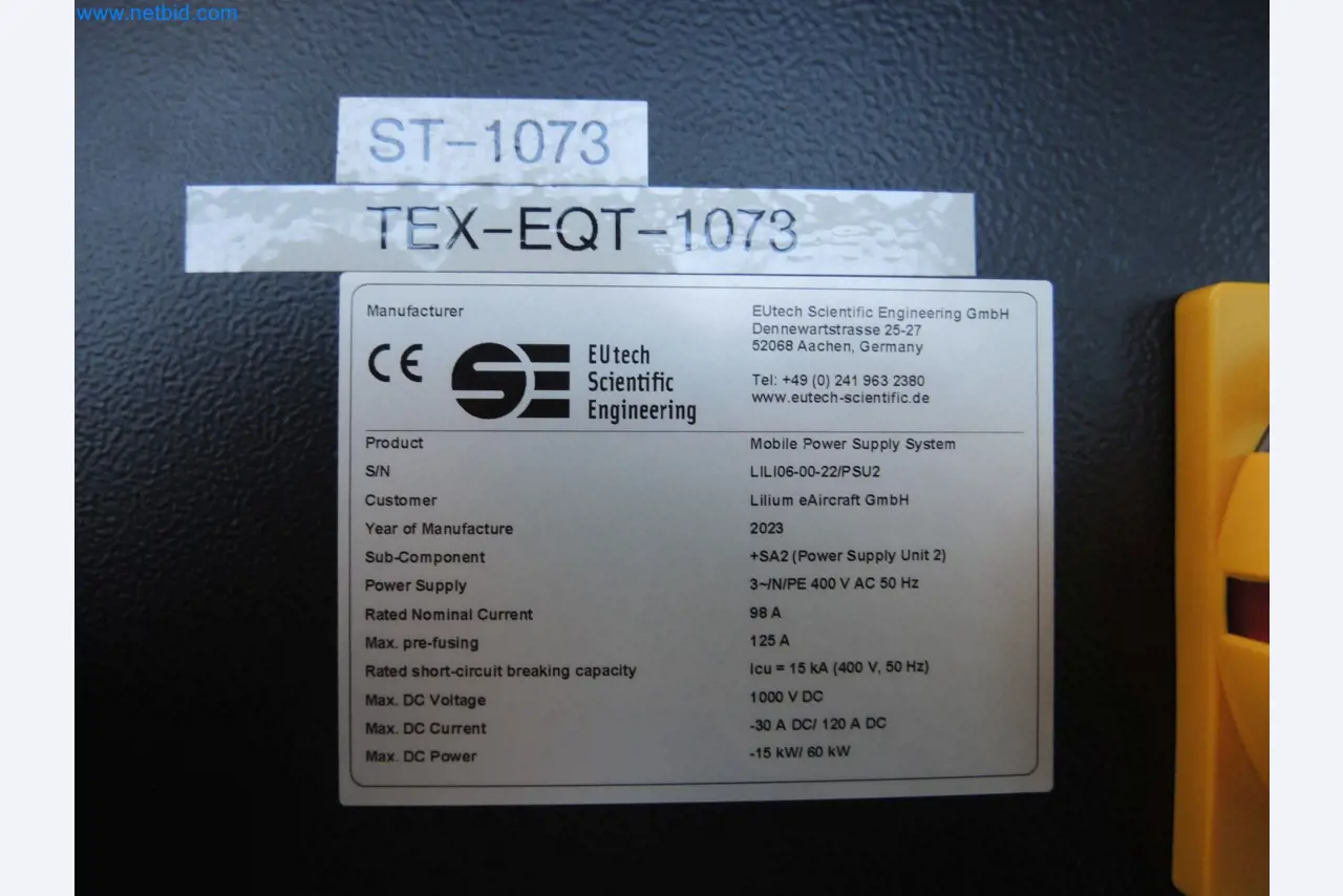 LILIUM eAircraft GmbH / LILIUM GmbH; machines, test systems and operating equipment for the production of eVTOLs-20