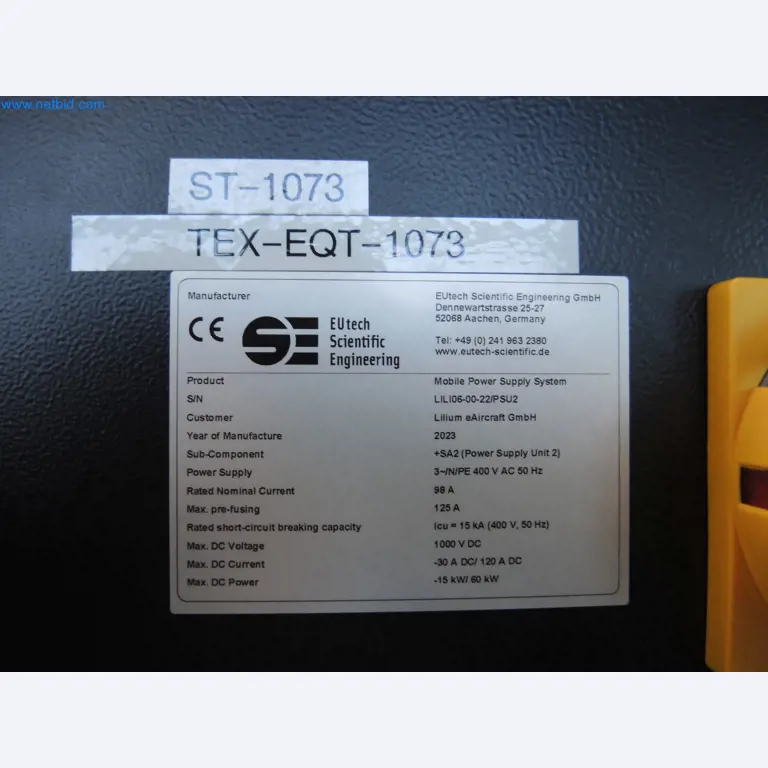 LILIUM eAircraft GmbH / LILIUM GmbH; machines, test systems and operating equipment for the production of eVTOLs-20