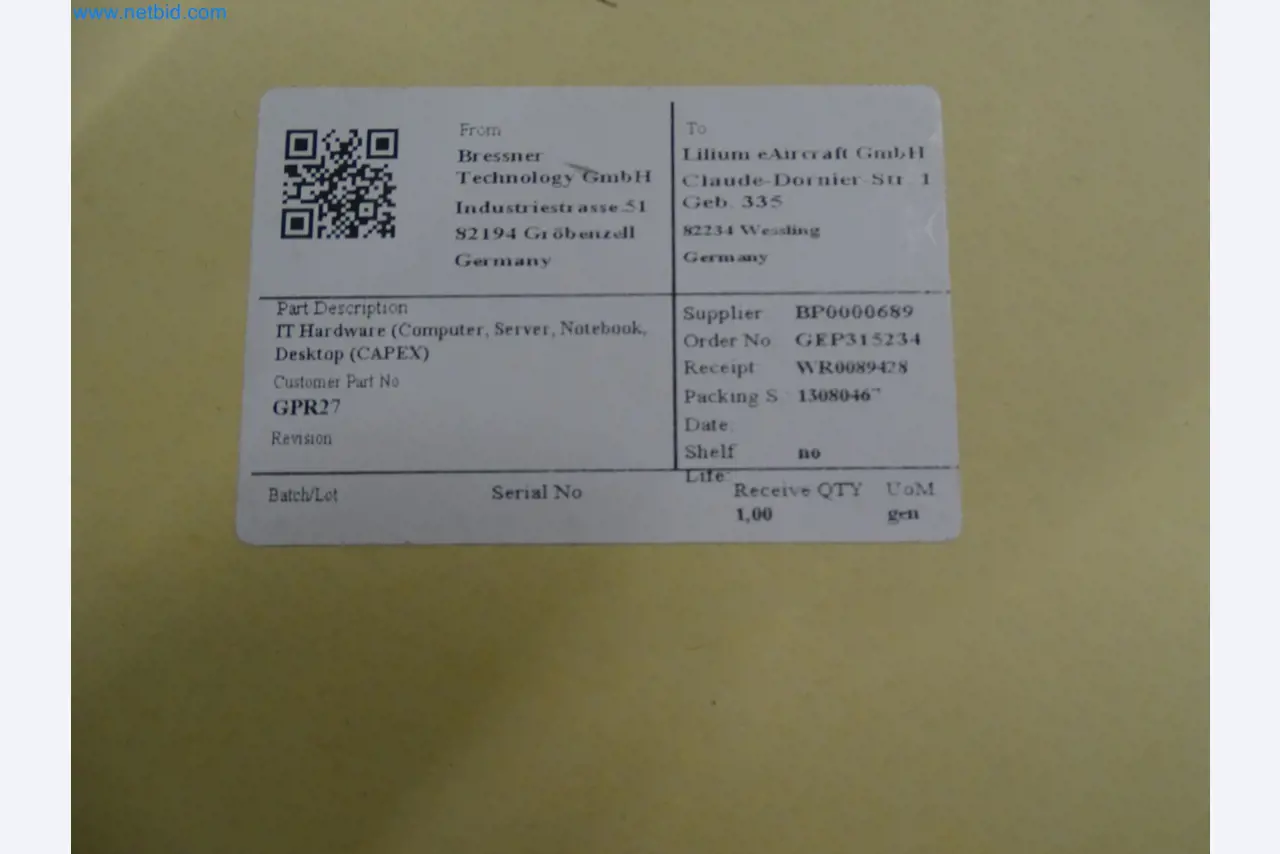 LILIUM eAircraft GmbH / LILIUM GmbH; machines, test systems and operating equipment for the production of eVTOLs-6