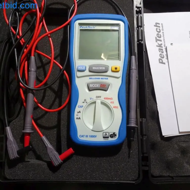 Miliohm meter Peaktech Cat III 1000V