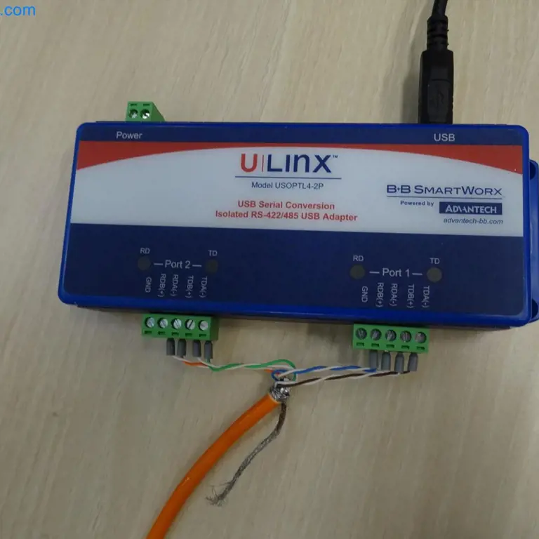 Convertidor Advantech BB USOPTL4-2