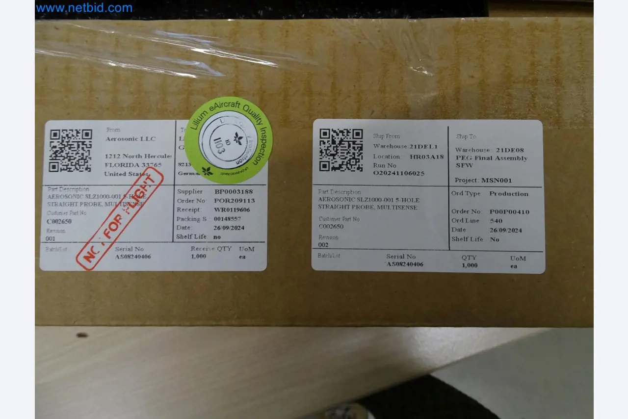 LILIUM eAircraft GmbH / LILIUM GmbH; machines, test systems and operating equipment for the production of eVTOLs-3