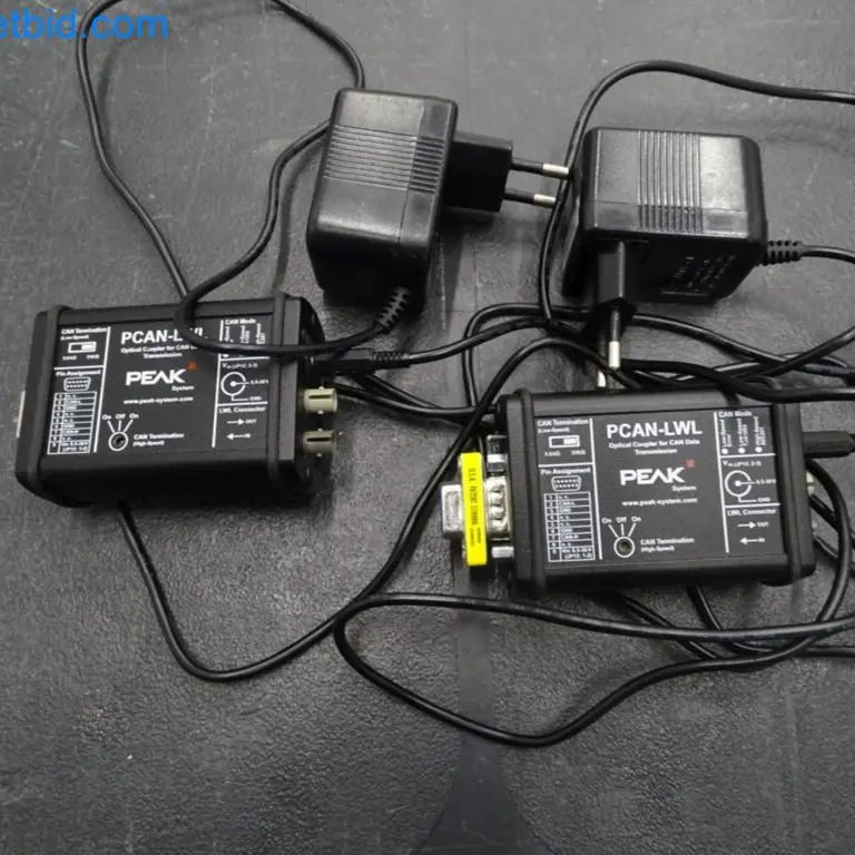 2 Convertidor de fibra óptica Peak Pcan-LWL