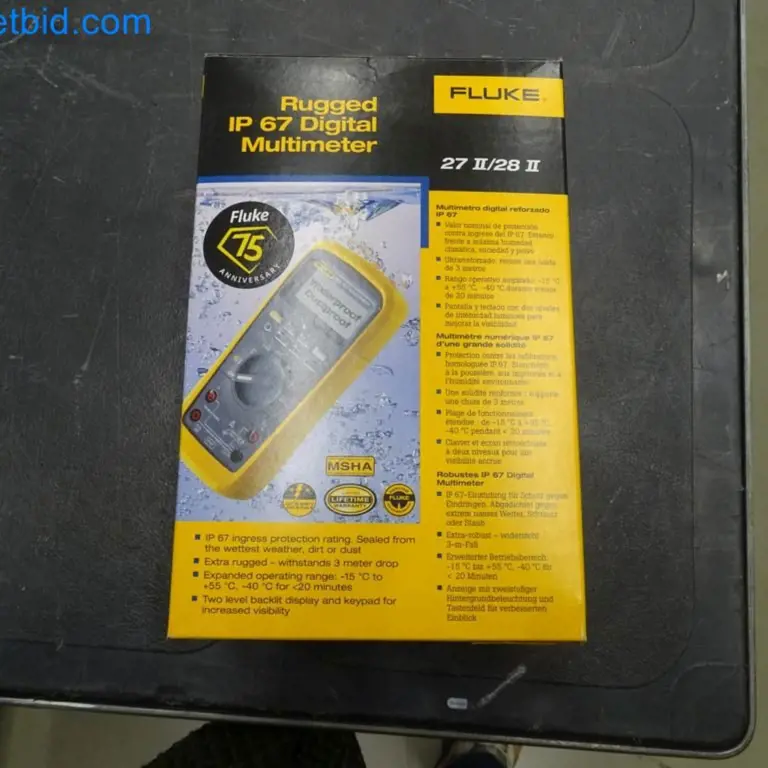Multímetro digital robusto IP 67 Fluke Fluke 28 II