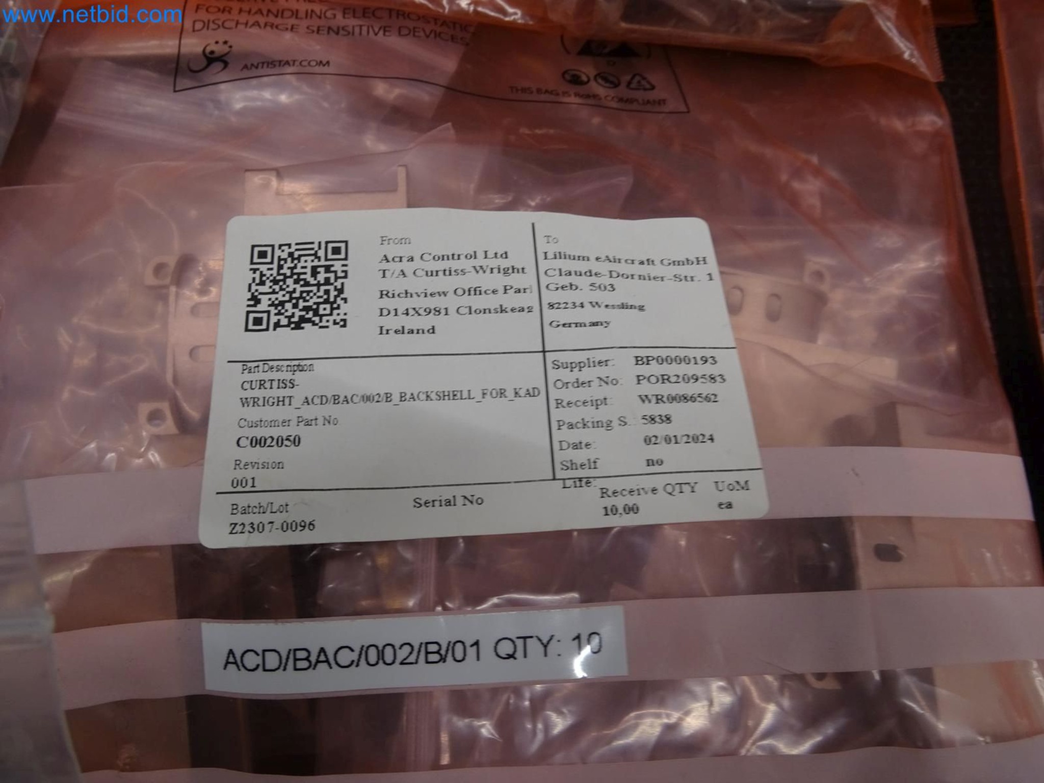 LILIUM eAircraft GmbH / LILIUM GmbH; machines, test systems and operating equipment for the production of eVTOLs-3