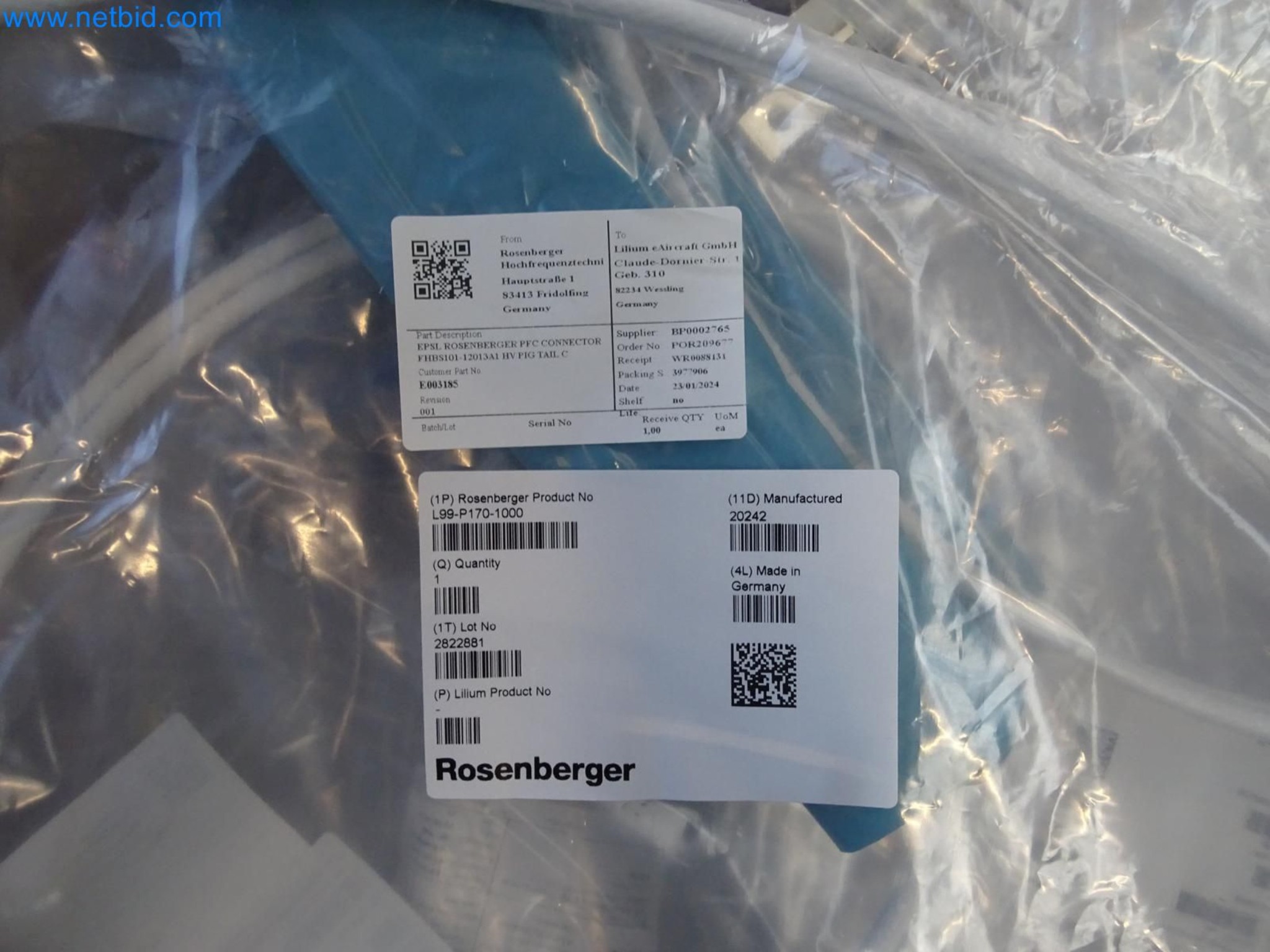 LILIUM eAircraft GmbH / LILIUM GmbH; machines, test systems and operating equipment for the production of eVTOLs-1