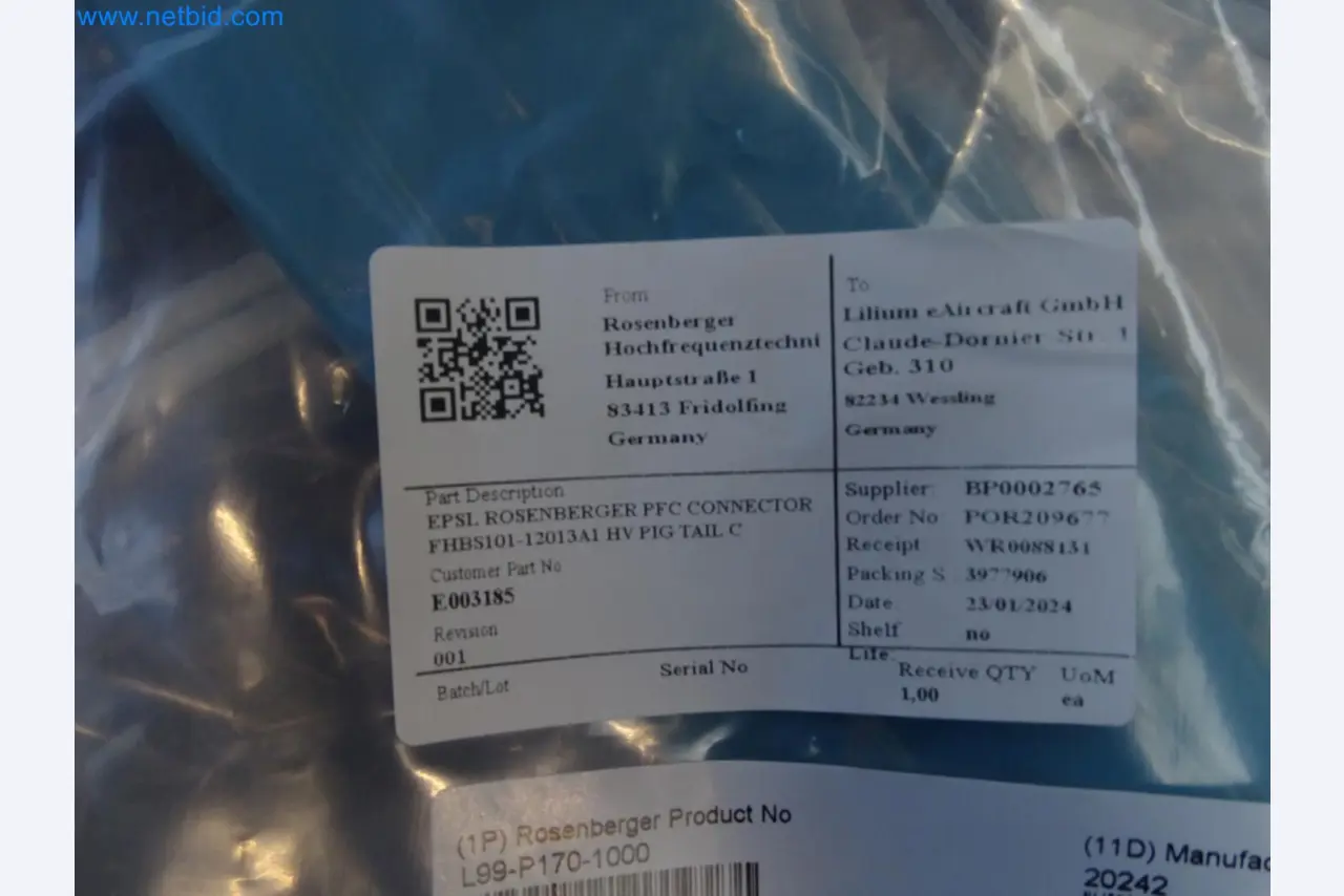 LILIUM eAircraft GmbH / LILIUM GmbH; machines, test systems and operating equipment for the production of eVTOLs-3