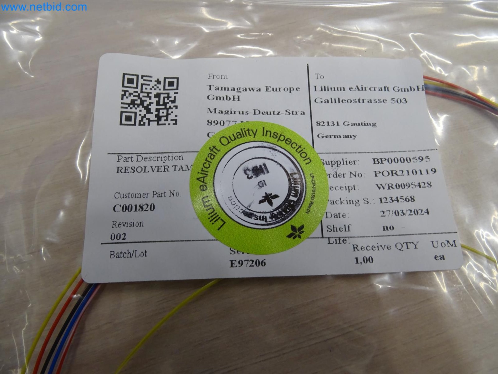 LILIUM eAircraft GmbH / LILIUM GmbH; machines, test systems and operating equipment for the production of eVTOLs-4