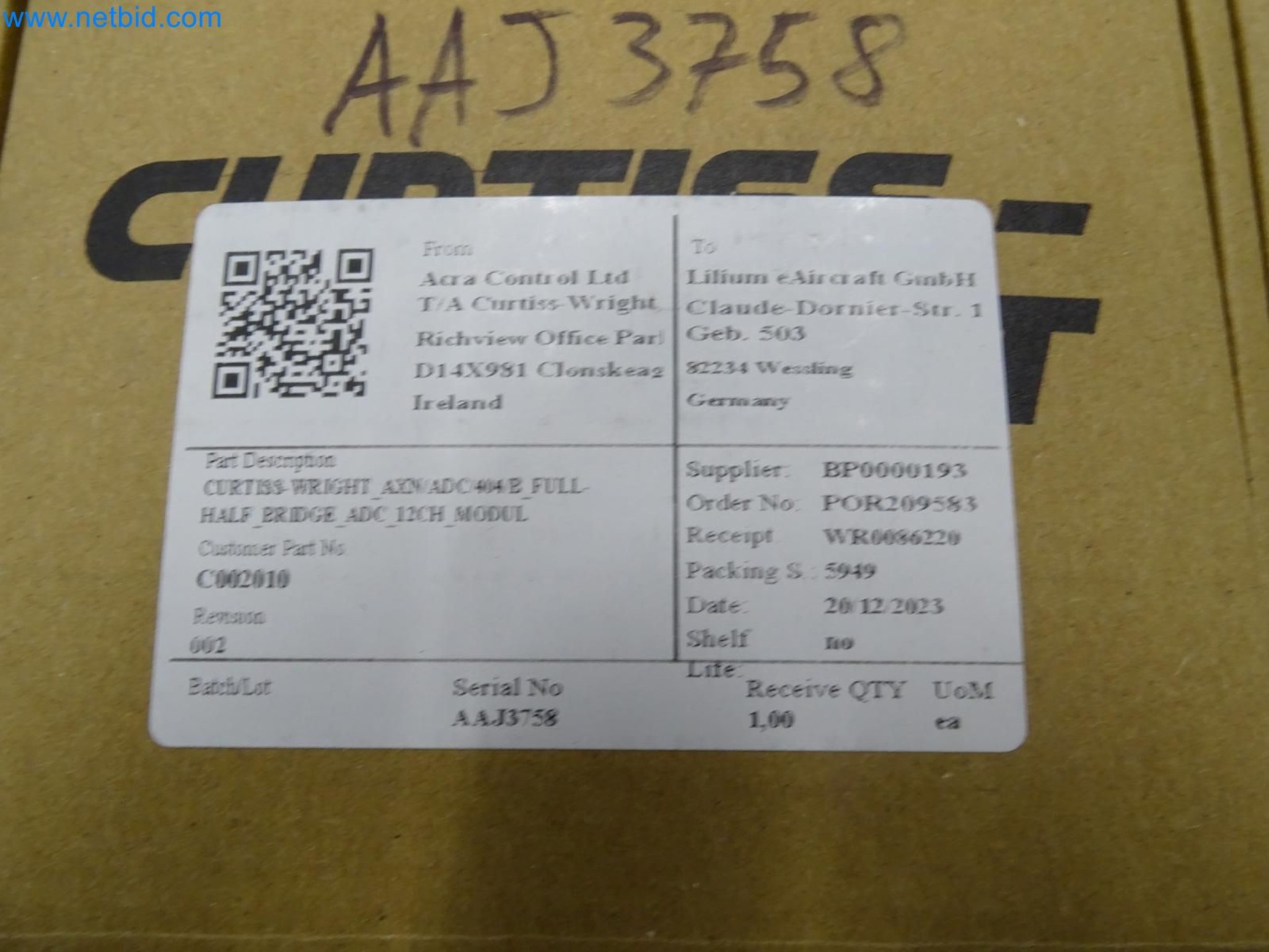 LILIUM eAircraft GmbH / LILIUM GmbH; machines, test systems and operating equipment for the production of eVTOLs-4