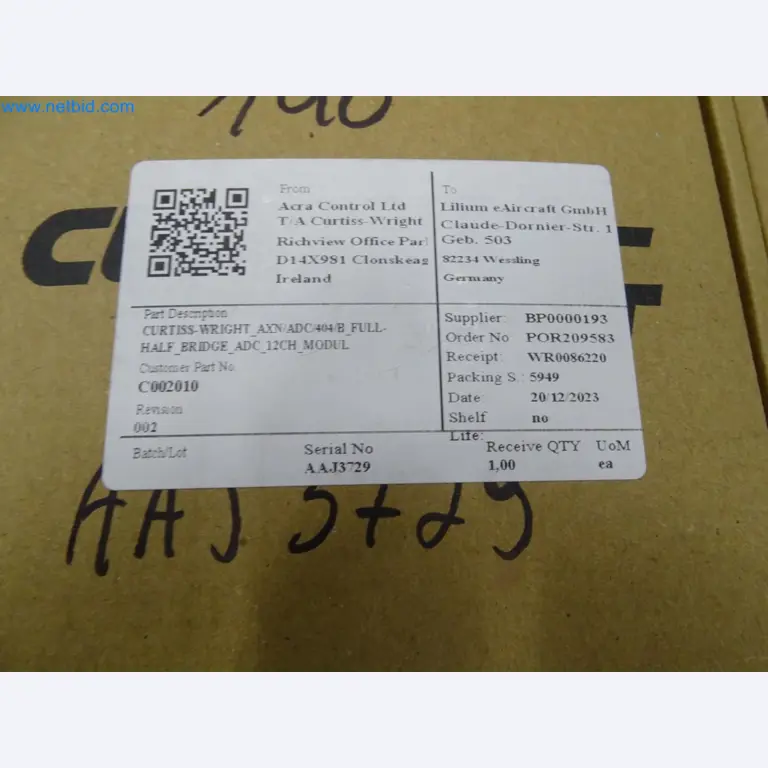 LILIUM eAircraft GmbH / LILIUM GmbH; stroji, preskusni sistemi in delovna oprema za proizvodnjo eVTOL-5