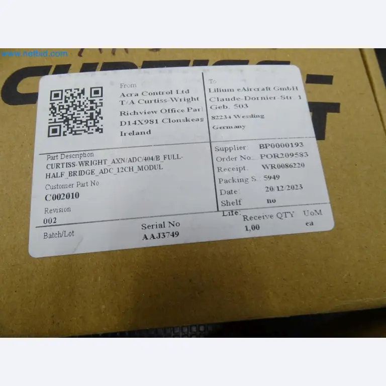 LILIUM eAircraft GmbH / LILIUM GmbH; stroji, preskusni sistemi in delovna oprema za proizvodnjo eVTOL-6