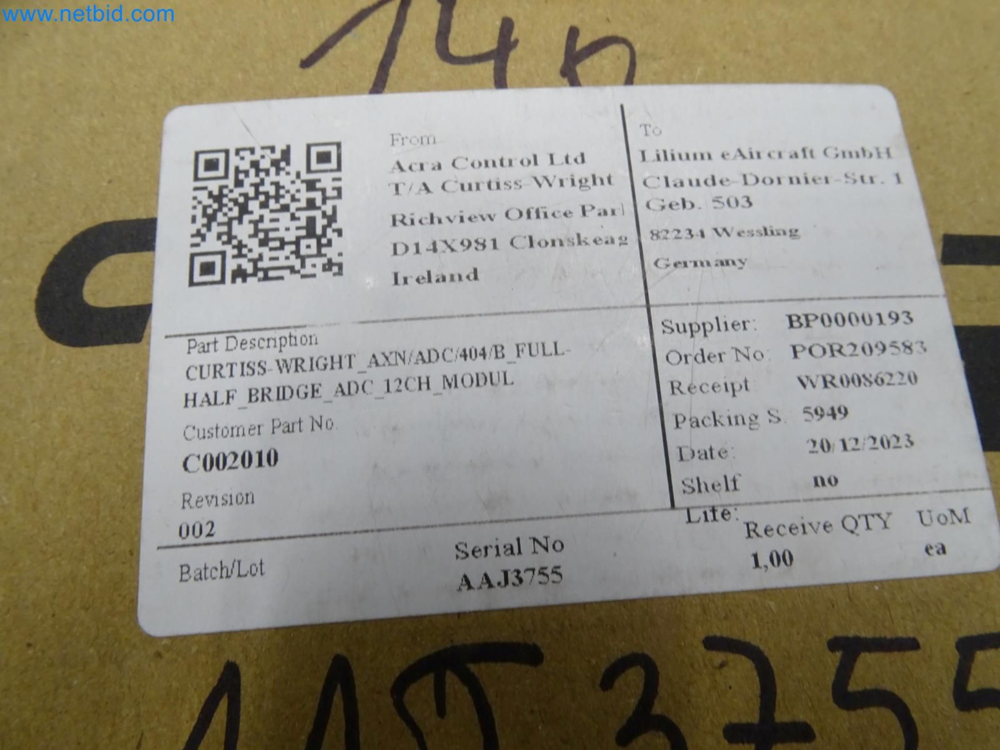 LILIUM eAircraft GmbH / LILIUM GmbH; machines, test systems and operating equipment for the production of eVTOLs-7