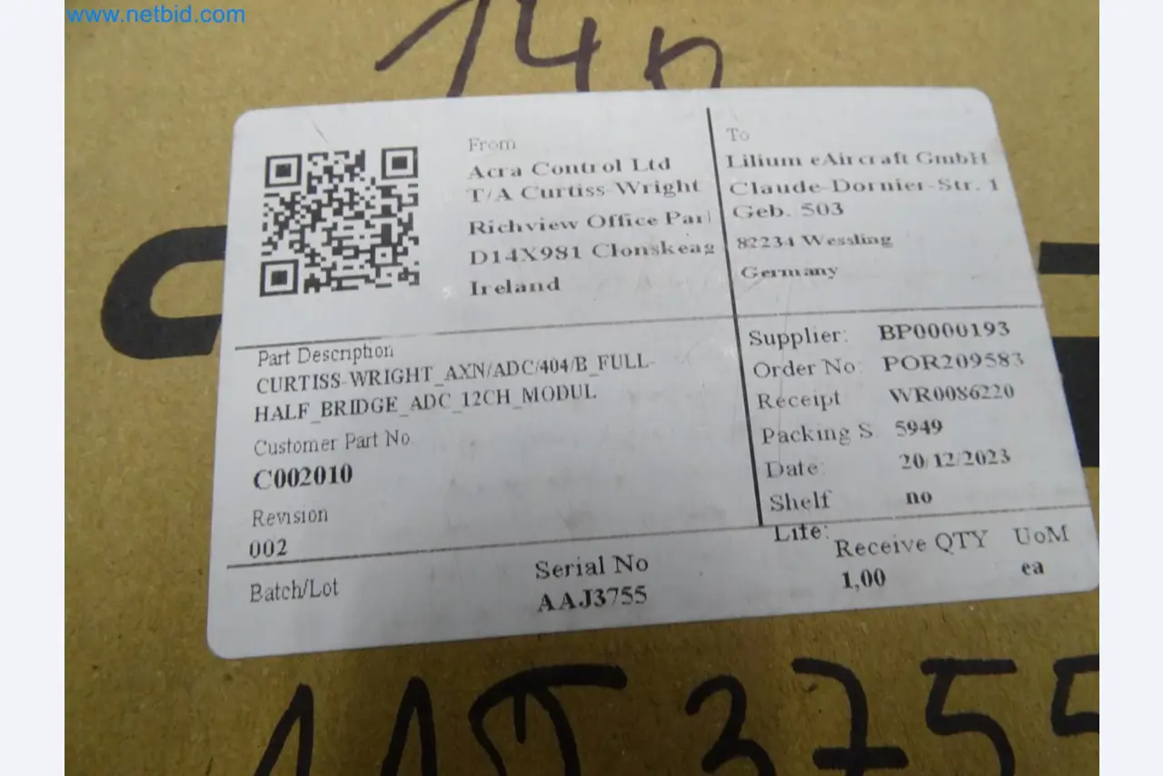 LILIUM eAircraft GmbH / LILIUM GmbH; stroji, preskusni sistemi in delovna oprema za proizvodnjo eVTOL-7