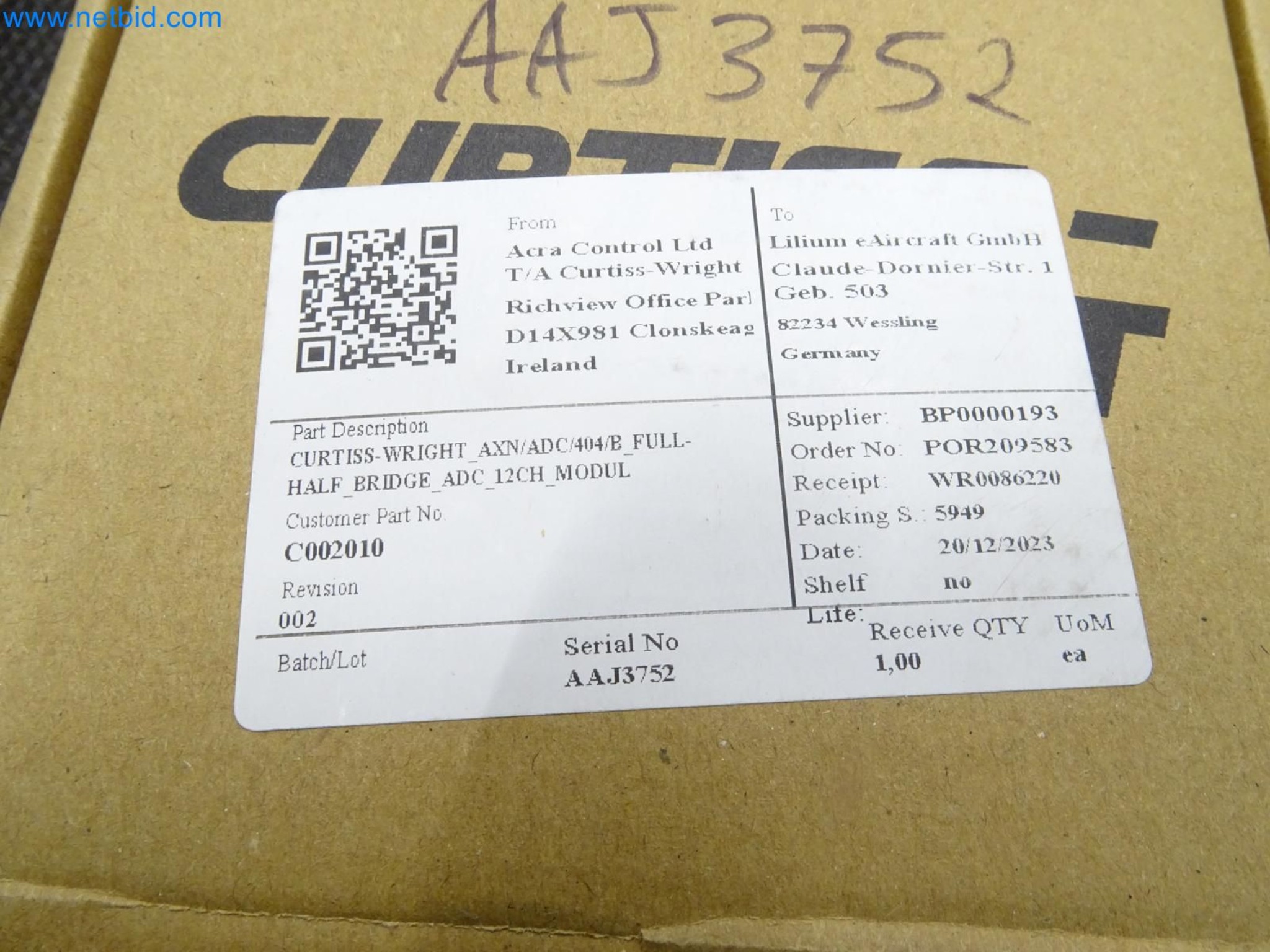 LILIUM eAircraft GmbH / LILIUM GmbH; machines, test systems and operating equipment for the production of eVTOLs-8