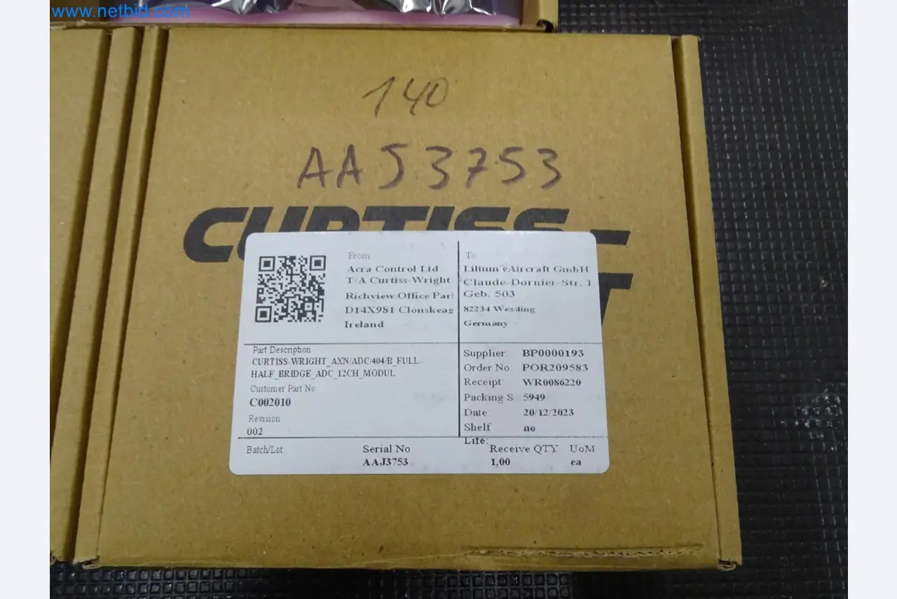 LILIUM eAircraft GmbH / LILIUM GmbH; Maschinen, Testanlagen und Betriebsausstattungen zur Herstellung von eVTOL -5