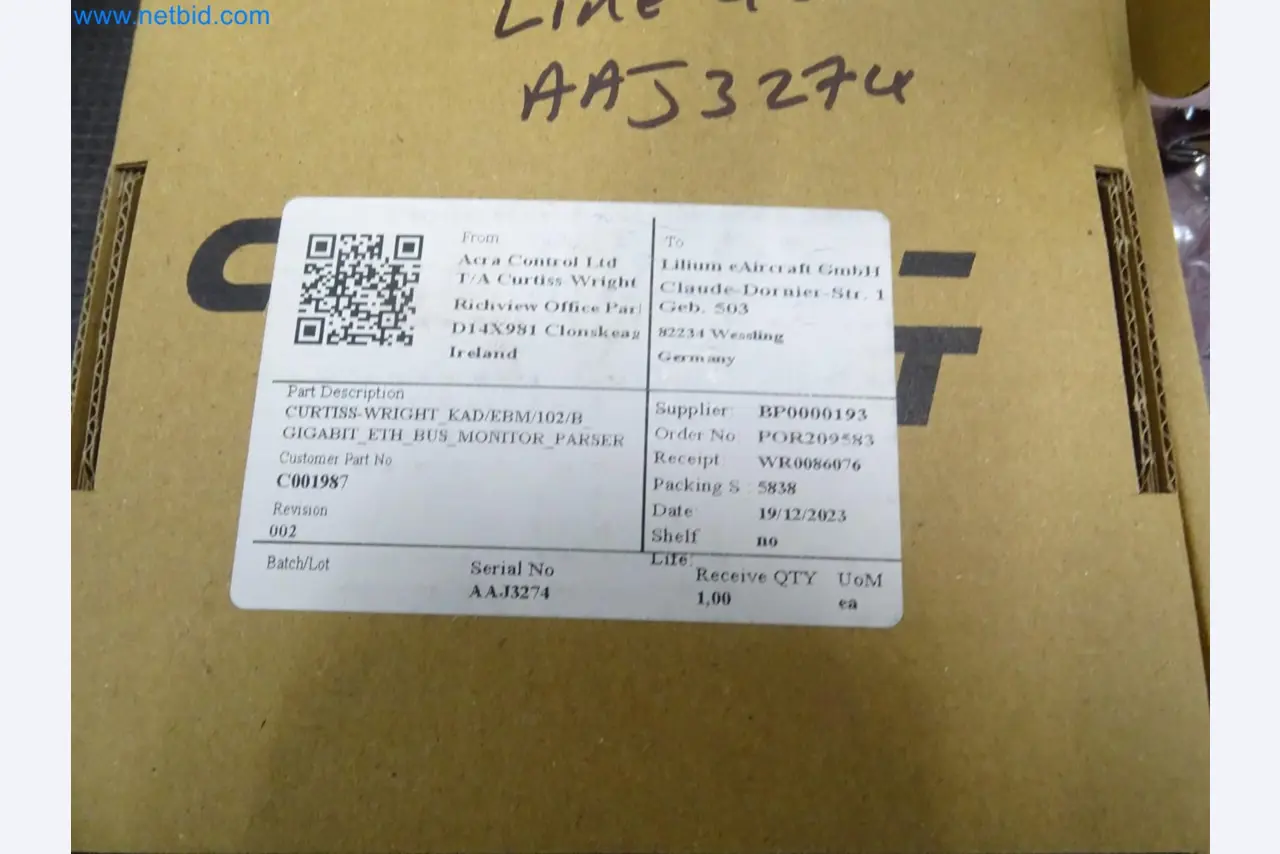 LILIUM eAircraft GmbH / LILIUM GmbH; Maschinen, Testanlagen und Betriebsausstattungen zur Herstellung von eVTOL -2